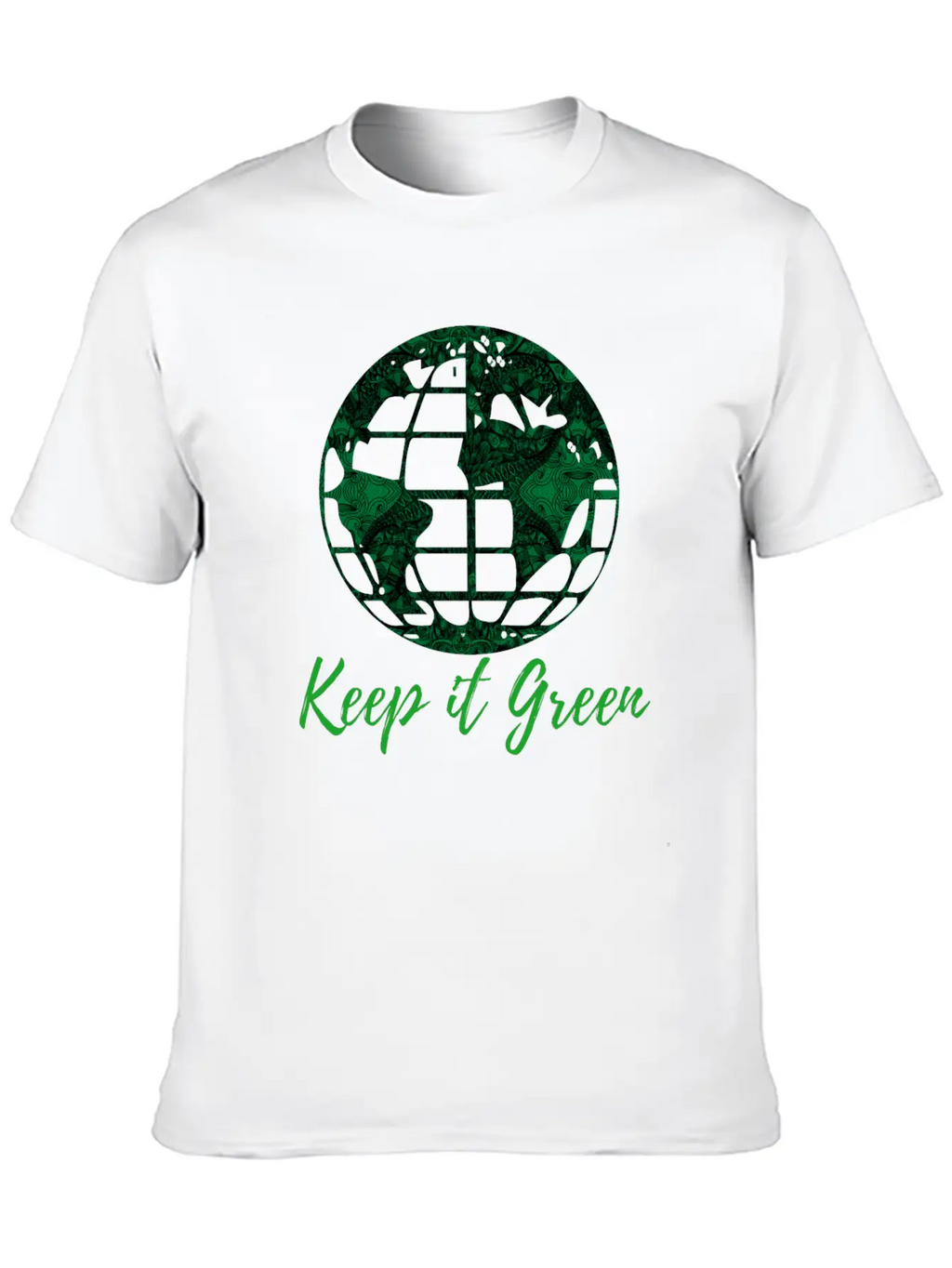 Keep Planet Earth Green Essential Cotton Tee For Daily Outfits – Unisex Style