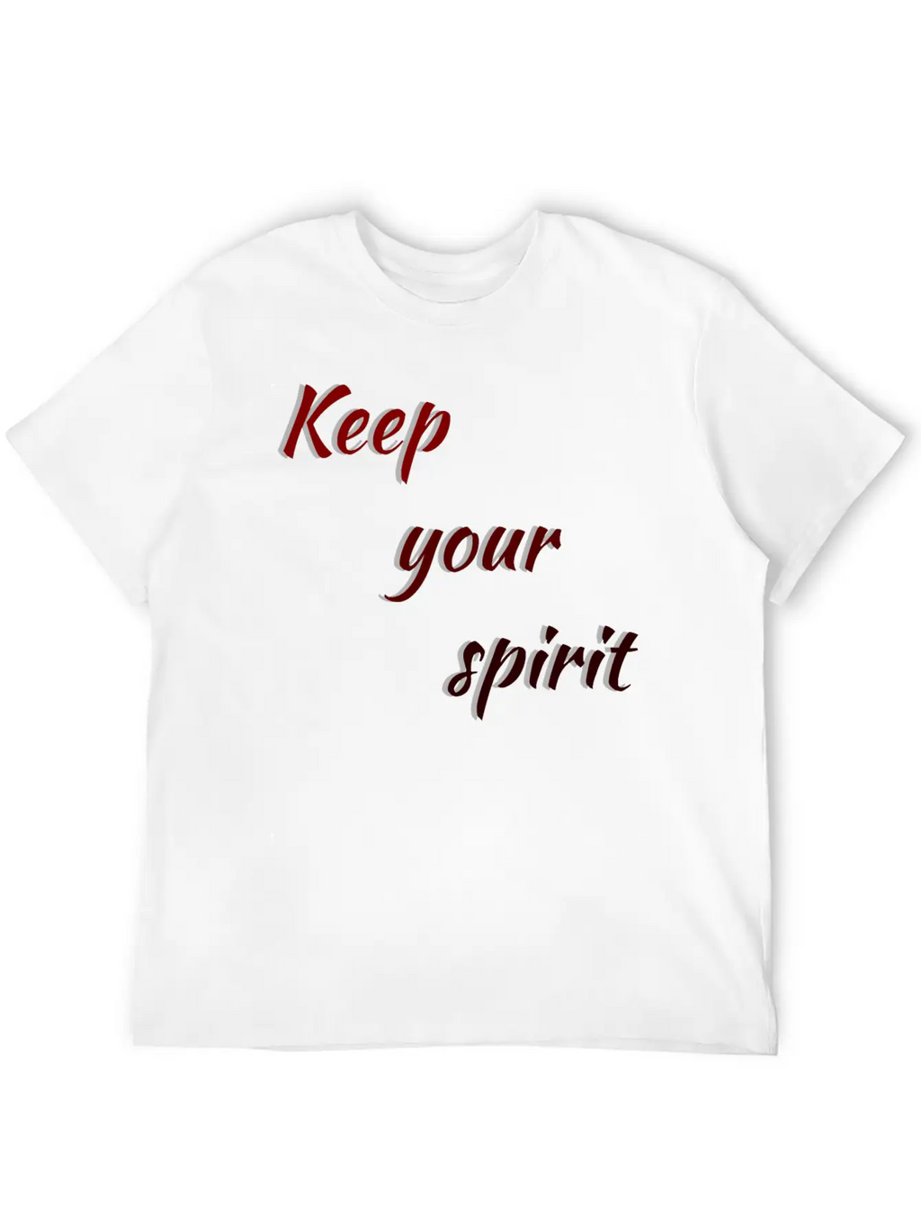 Keep Your Spirit Timeless Short Sleeve Tee – Comfy And Minimalist Design
