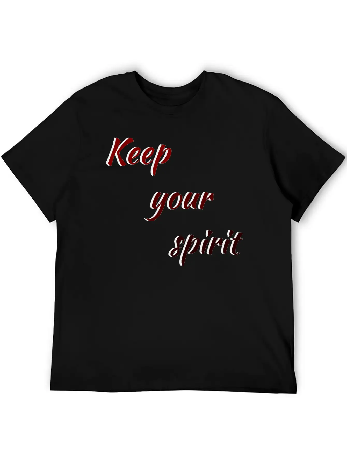 Keep Your Spirit Timeless Short Sleeve Tee – Comfy And Minimalist Design