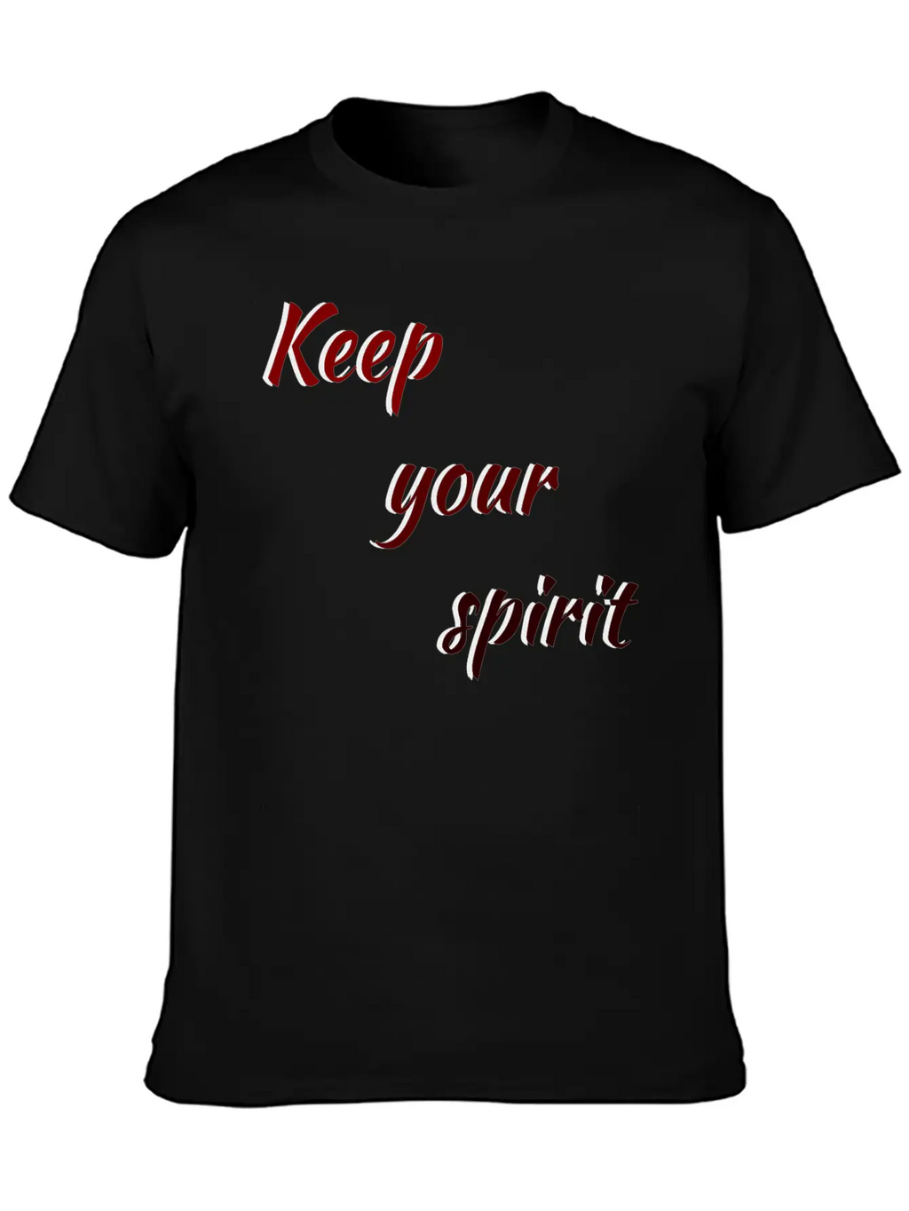 Keep Your Spirit Timeless Short Sleeve Tee – Comfy And Minimalist Design