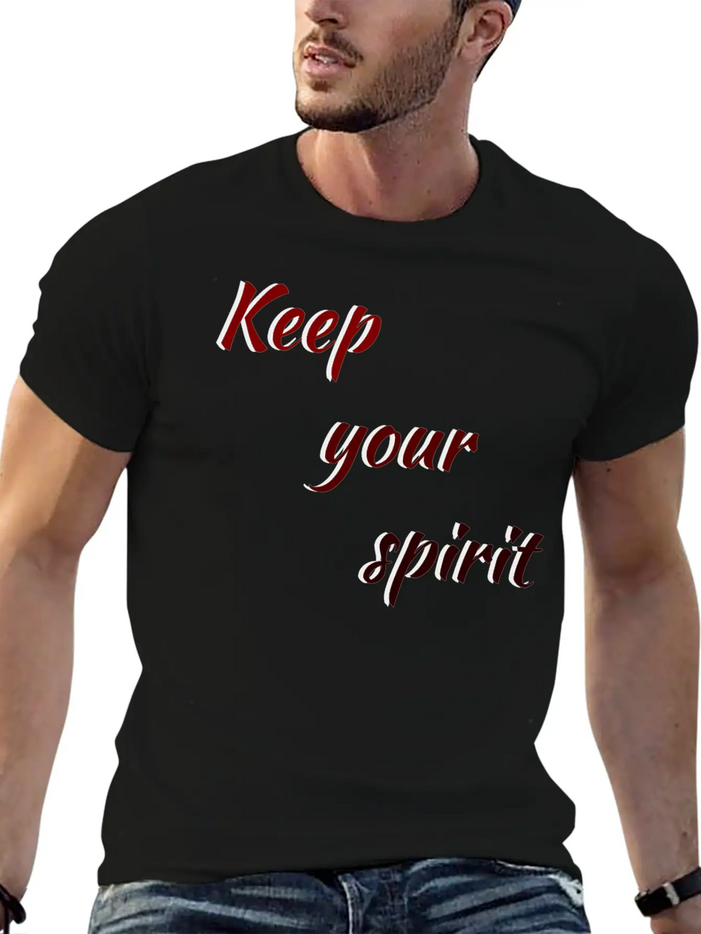 Keep Your Spirit Timeless Short Sleeve Tee – Comfy And Minimalist Design