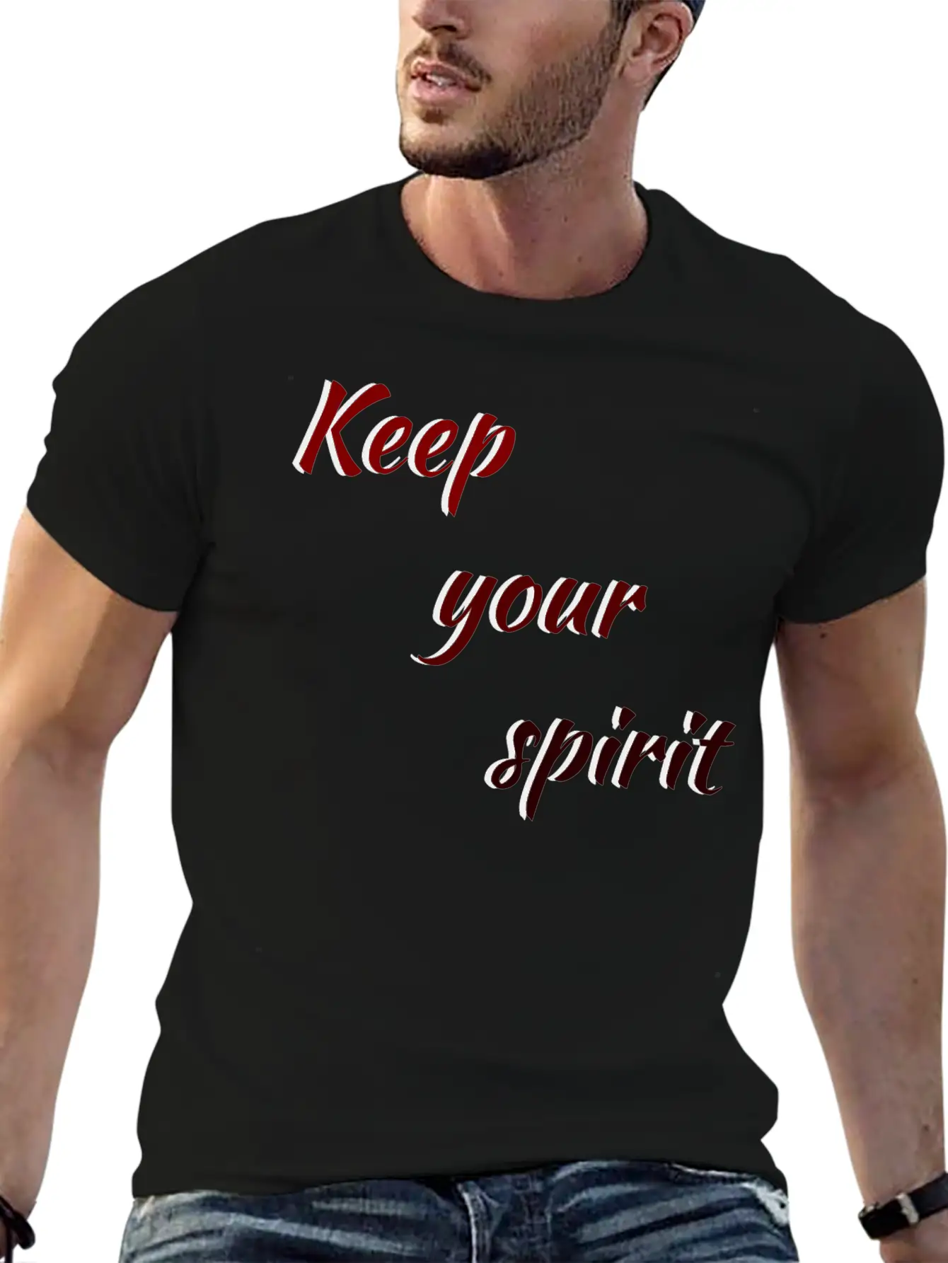 Keep Your Spirit Timeless Short Sleeve Tee – Comfy And Minimalist Design