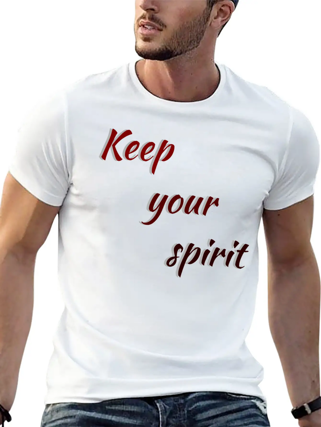 Keep Your Spirit Timeless Short Sleeve Tee – Comfy And Minimalist Design