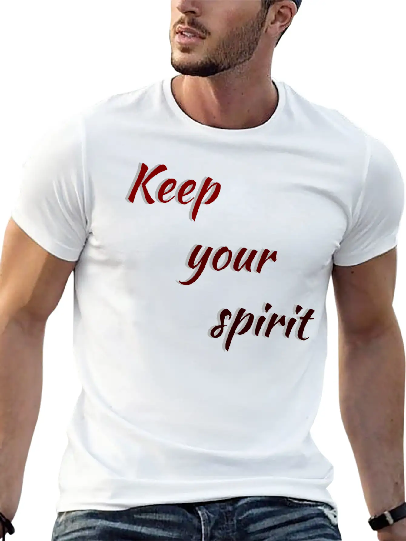 Keep Your Spirit Timeless Short Sleeve Tee – Comfy And Minimalist Design