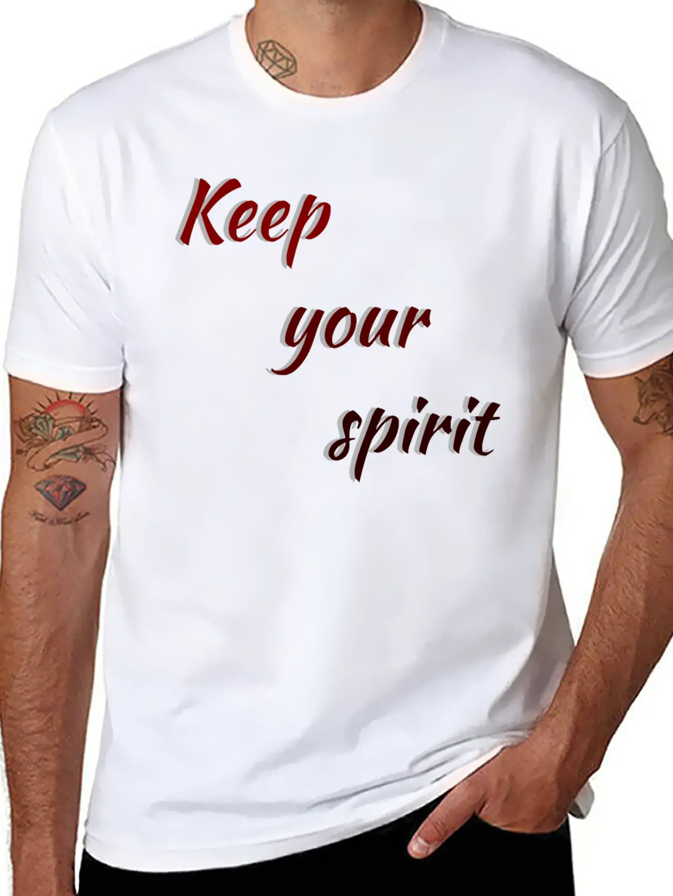 Keep Your Spirit Timeless Short Sleeve Tee – Comfy And Minimalist Design