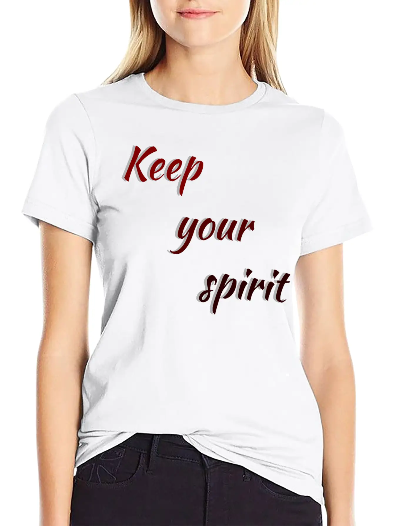 Keep Your Spirit Timeless Short Sleeve Tee – Comfy And Minimalist Design