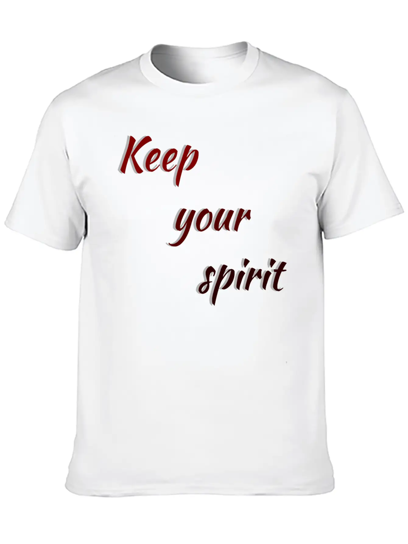 Keep Your Spirit Timeless Short Sleeve Tee – Comfy And Minimalist Design