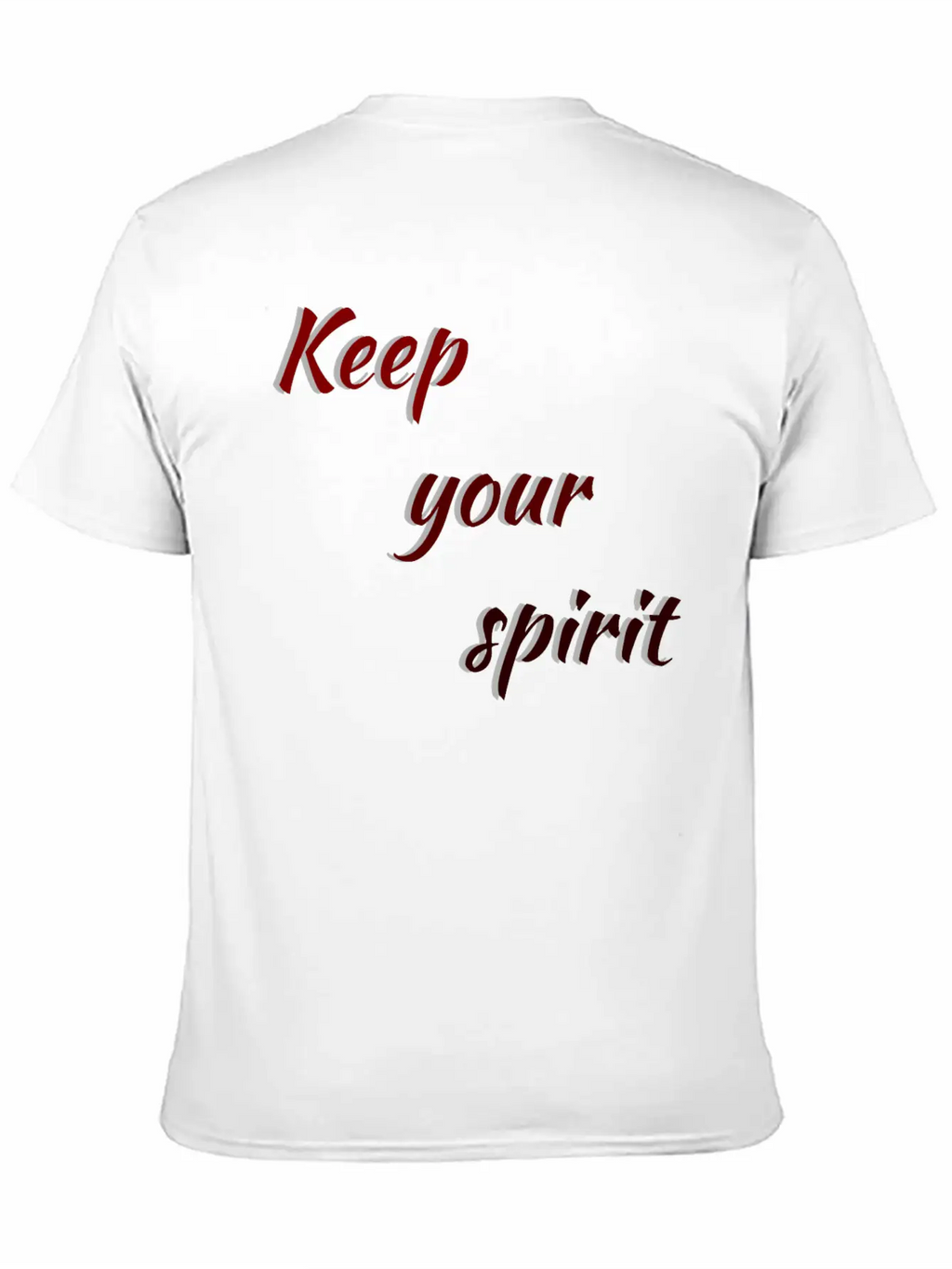 Keep Your Spirit Timeless Short Sleeve Tee – Comfy And Minimalist Design