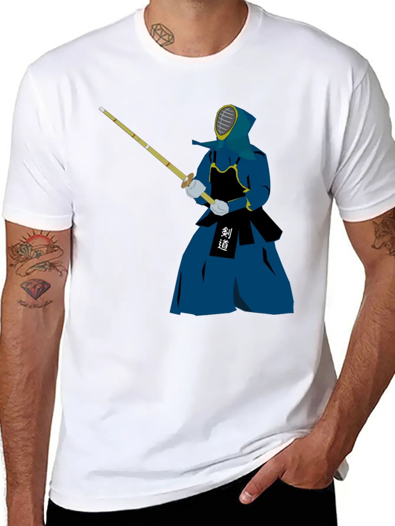 Kendo Remix Breathable Graphic T-Shirt – Perfect For Casual Days