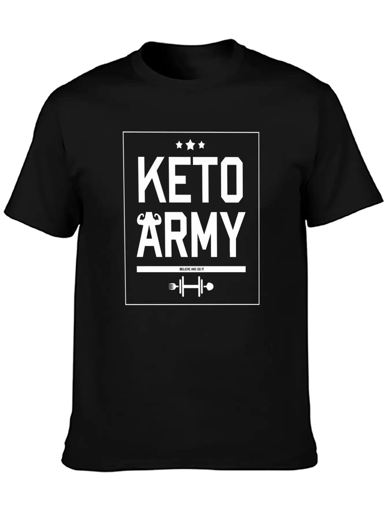 Keto Army Essential Cotton Tee For Daily Outfits – Unisex Style