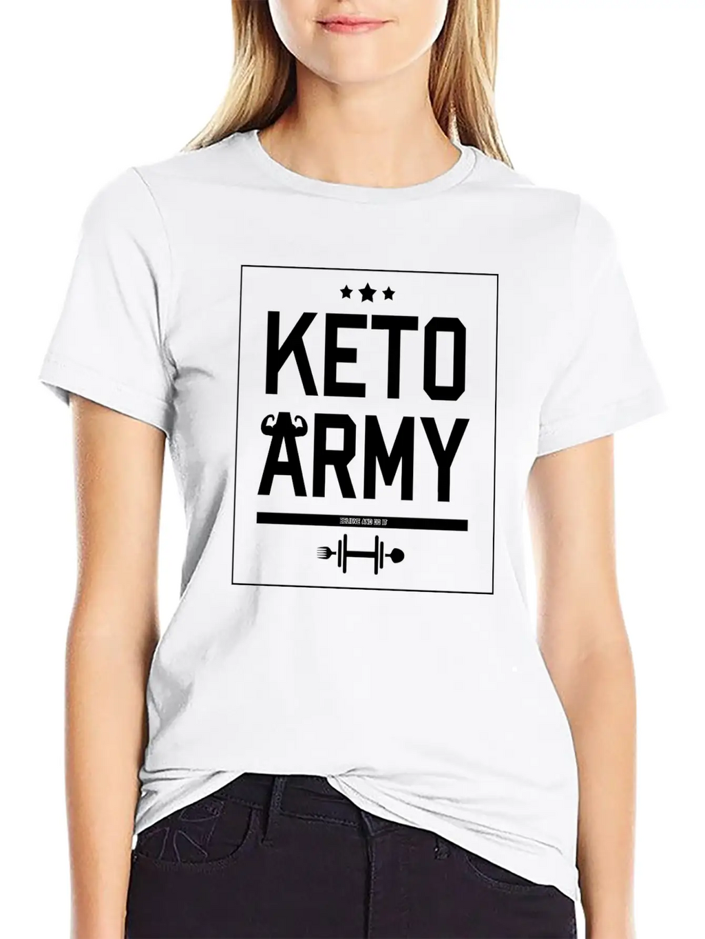 Keto Army Essential Cotton Tee For Daily Outfits – Unisex Style