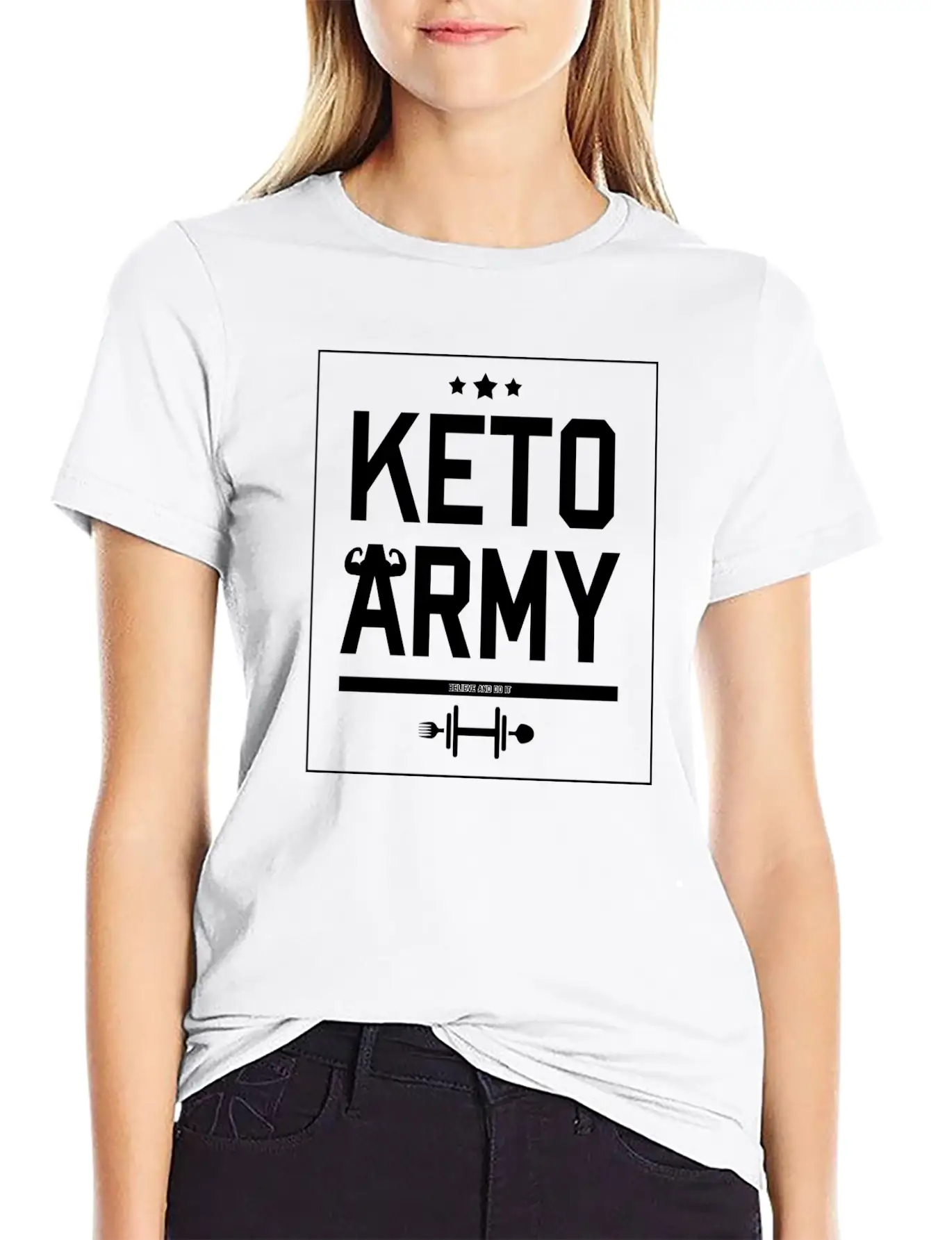 Keto Army Essential Cotton Tee For Daily Outfits – Unisex Style