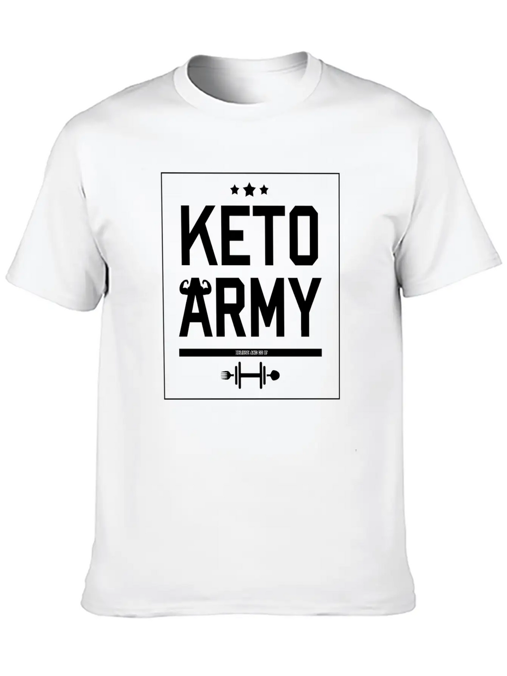 Keto Army Essential Cotton Tee For Daily Outfits – Unisex Style