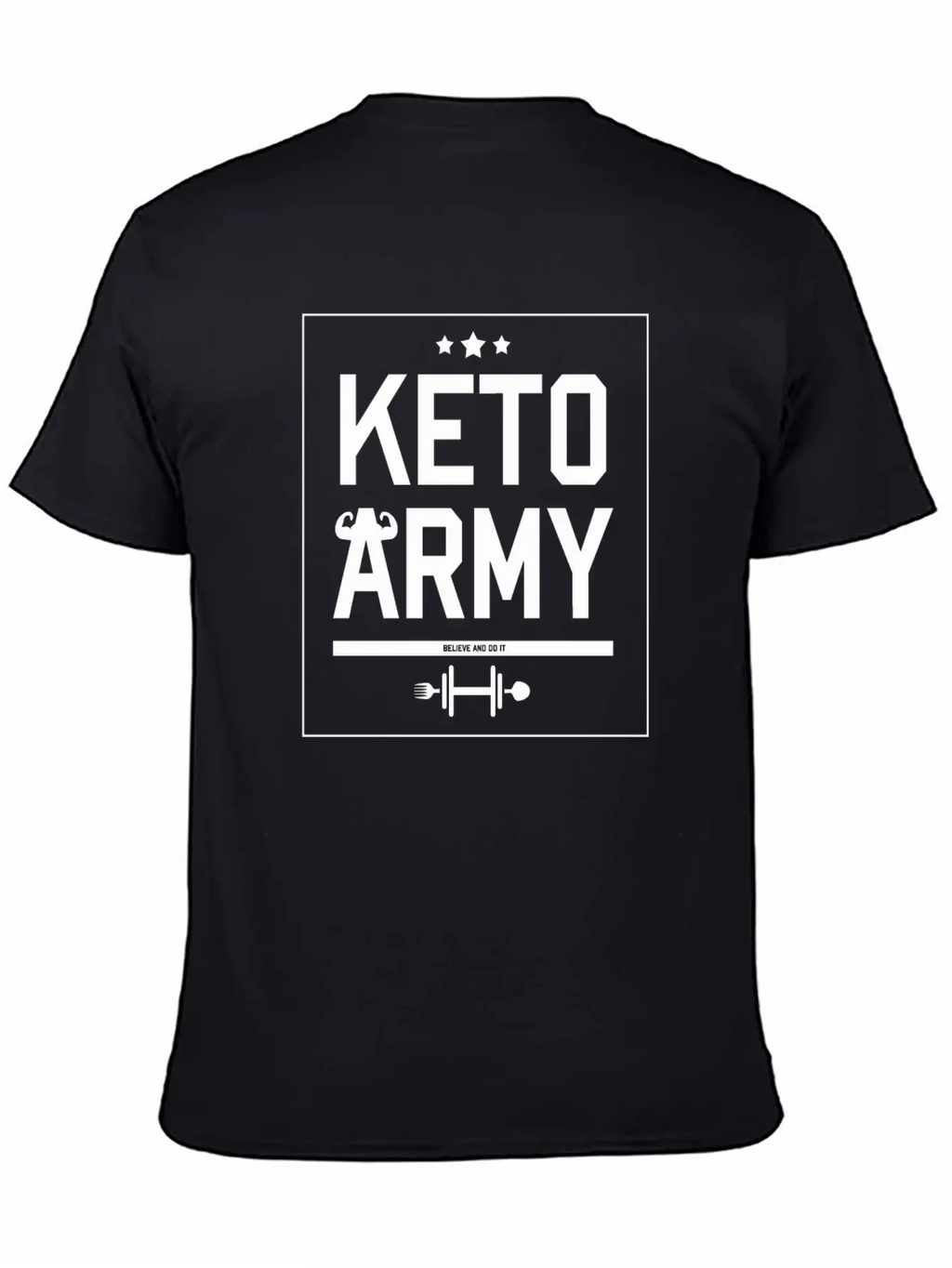 Keto Army Essential Cotton Tee For Daily Outfits – Unisex Style