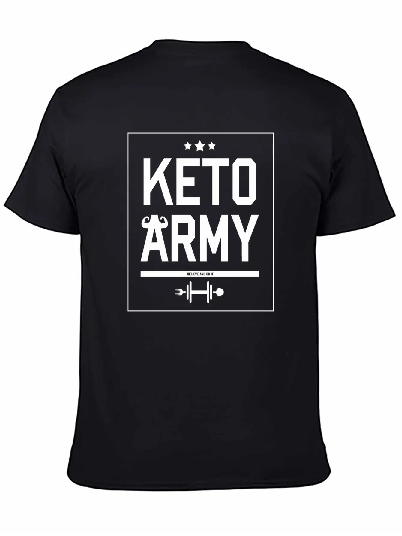 Keto Army Essential Cotton Tee For Daily Outfits – Unisex Style