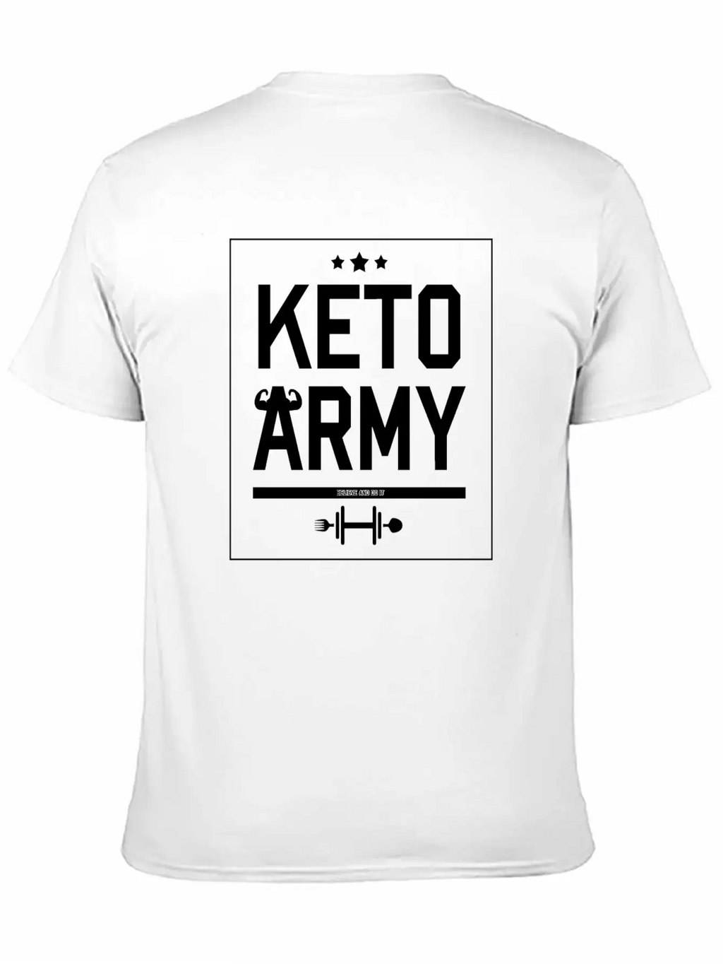 Keto Army Essential Cotton Tee For Daily Outfits – Unisex Style