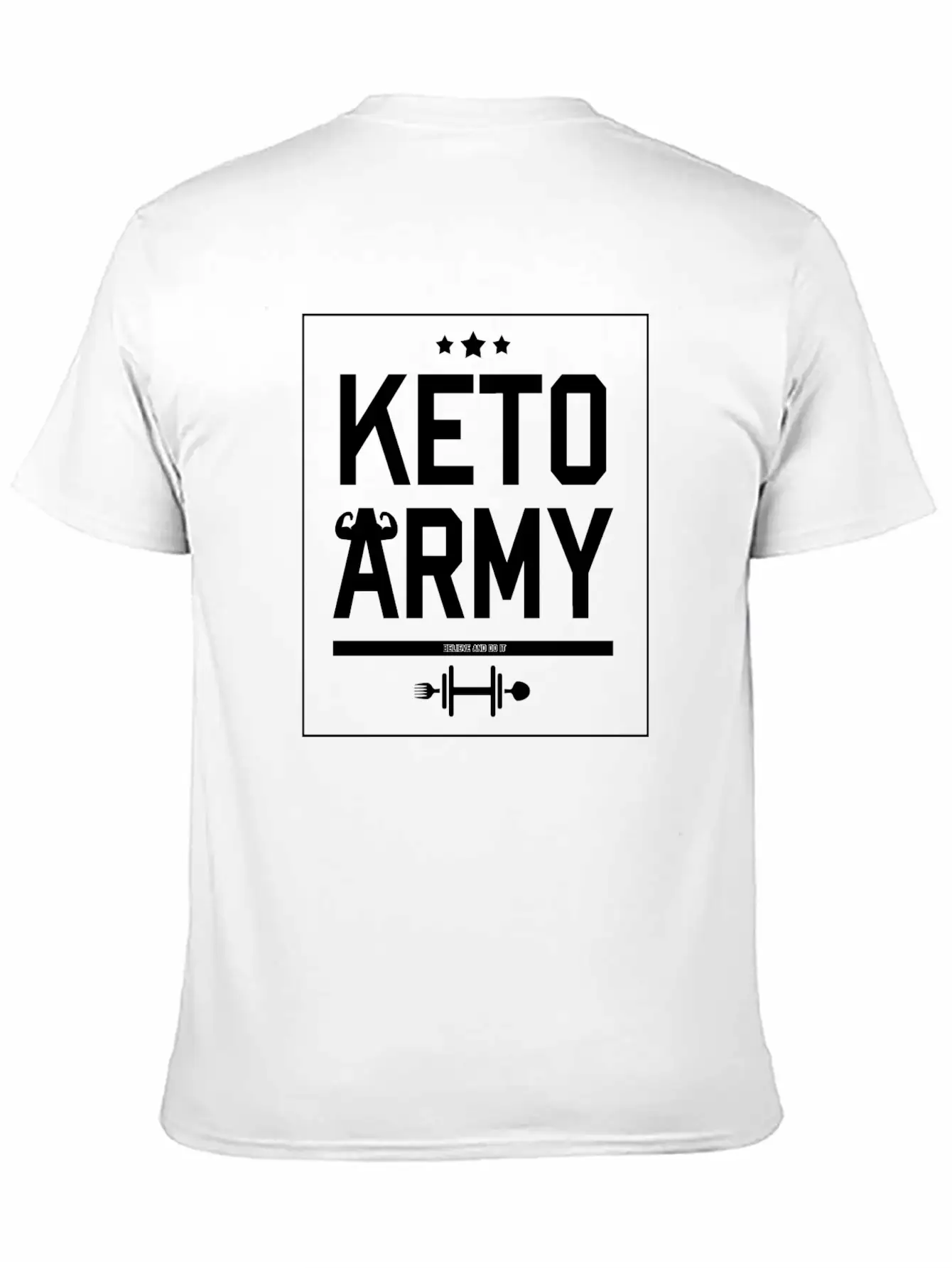 Keto Army Essential Cotton Tee For Daily Outfits – Unisex Style