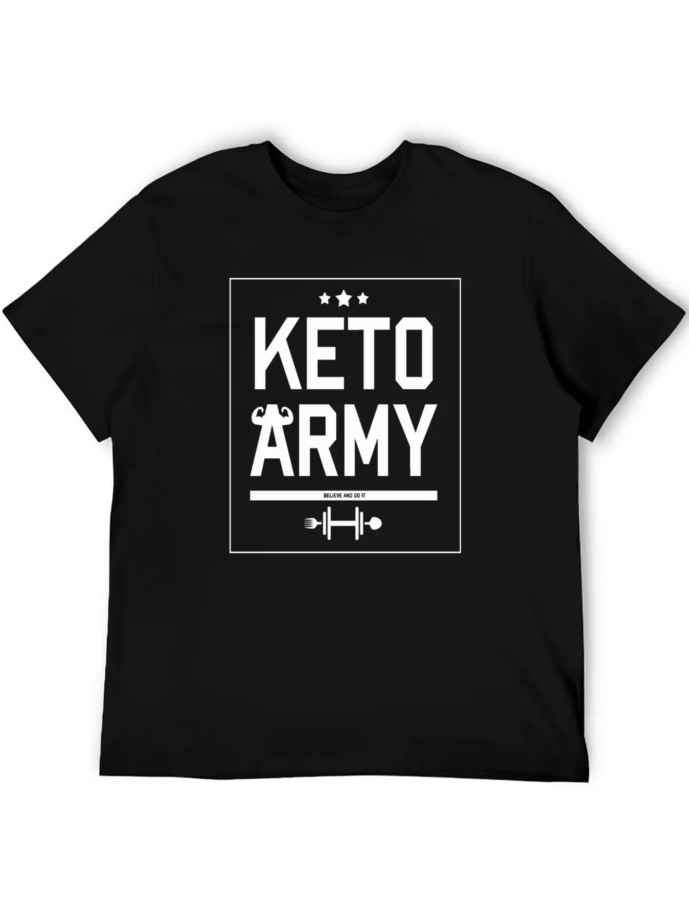 Keto Army Essential Cotton Tee For Daily Outfits – Unisex Style