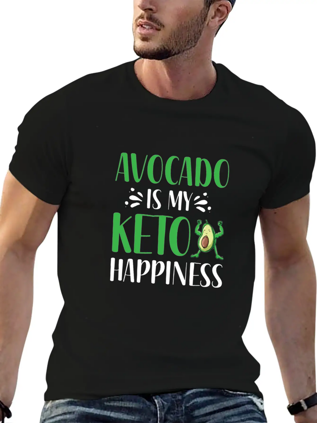 Keto Diet Avocado Timeless Short Sleeve Tee – Comfy And Minimalist Design