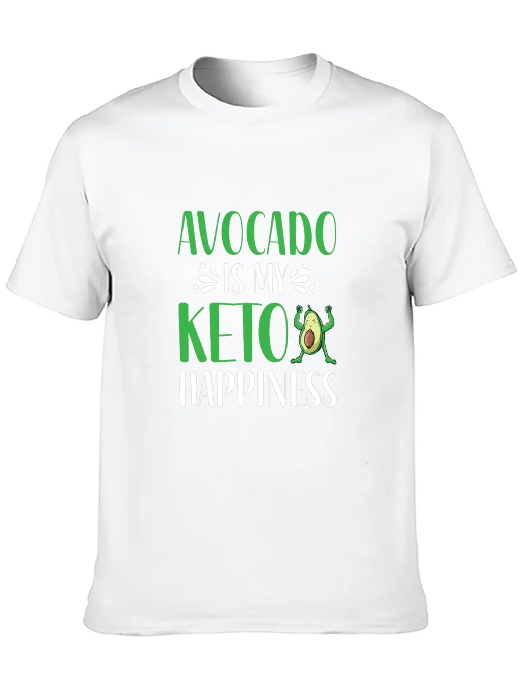 Keto Diet Avocado Timeless Short Sleeve Tee – Comfy And Minimalist Design