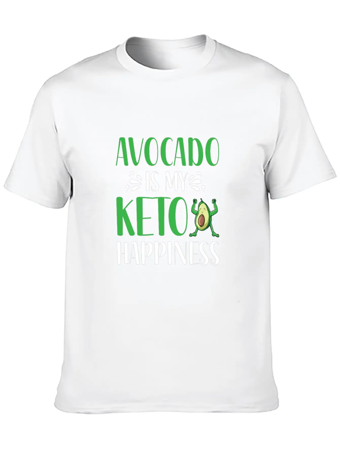 Keto Diet Avocado Timeless Short Sleeve Tee – Comfy And Minimalist Design