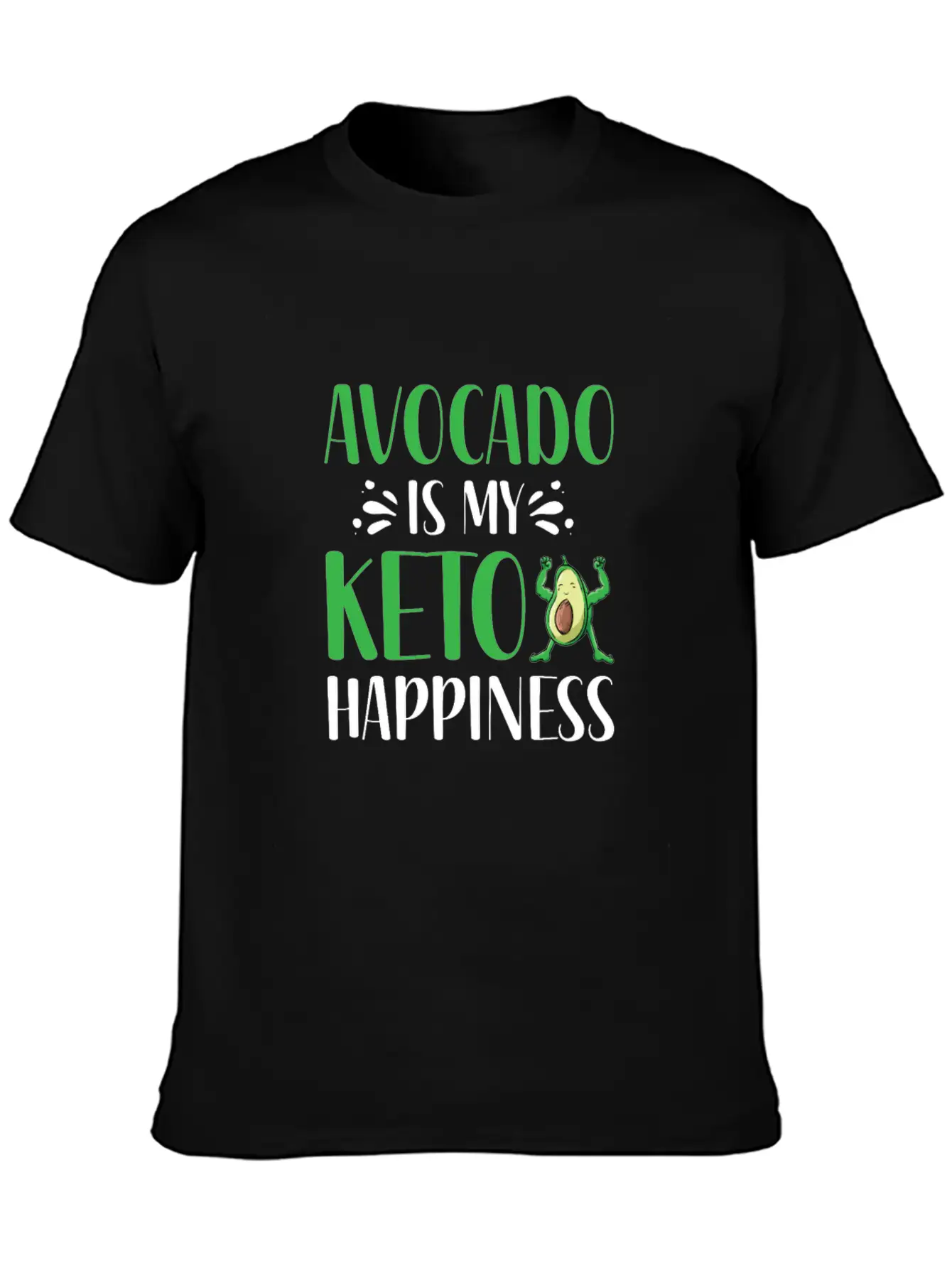 Keto Diet Avocado Timeless Short Sleeve Tee – Comfy And Minimalist Design