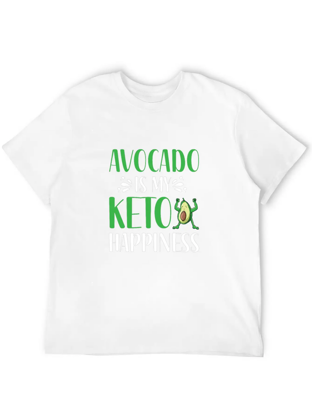Keto Diet Avocado Timeless Short Sleeve Tee – Comfy And Minimalist Design