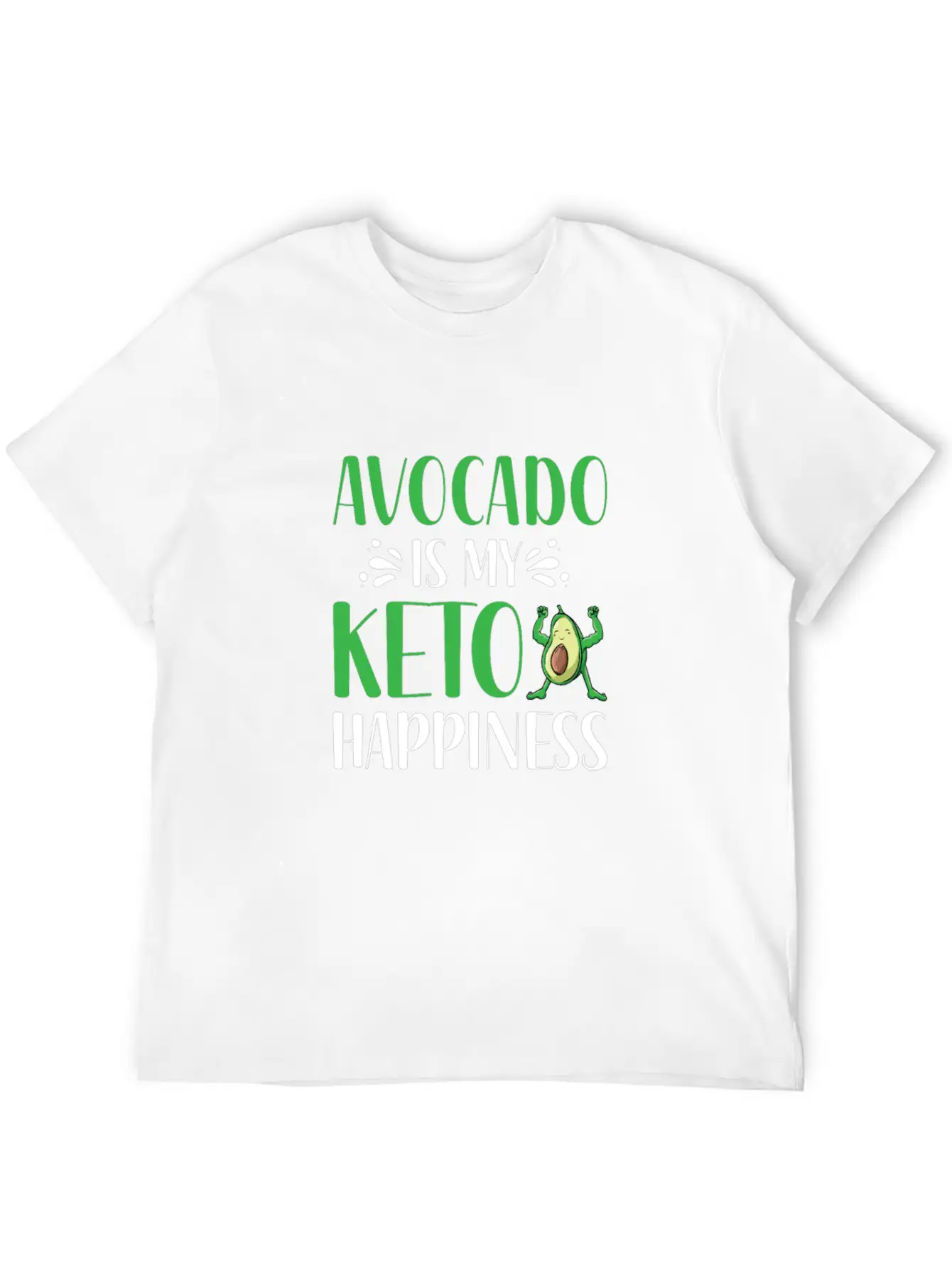 Keto Diet Avocado Timeless Short Sleeve Tee – Comfy And Minimalist Design