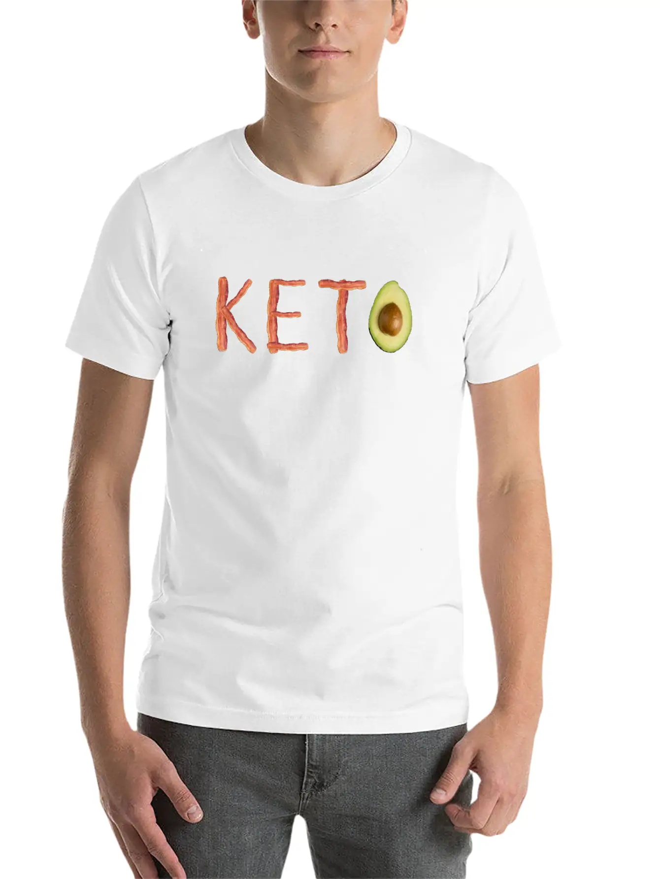 KETO Friends! Unisex Casual T-Shirt – Clean Design For Daily Comfort