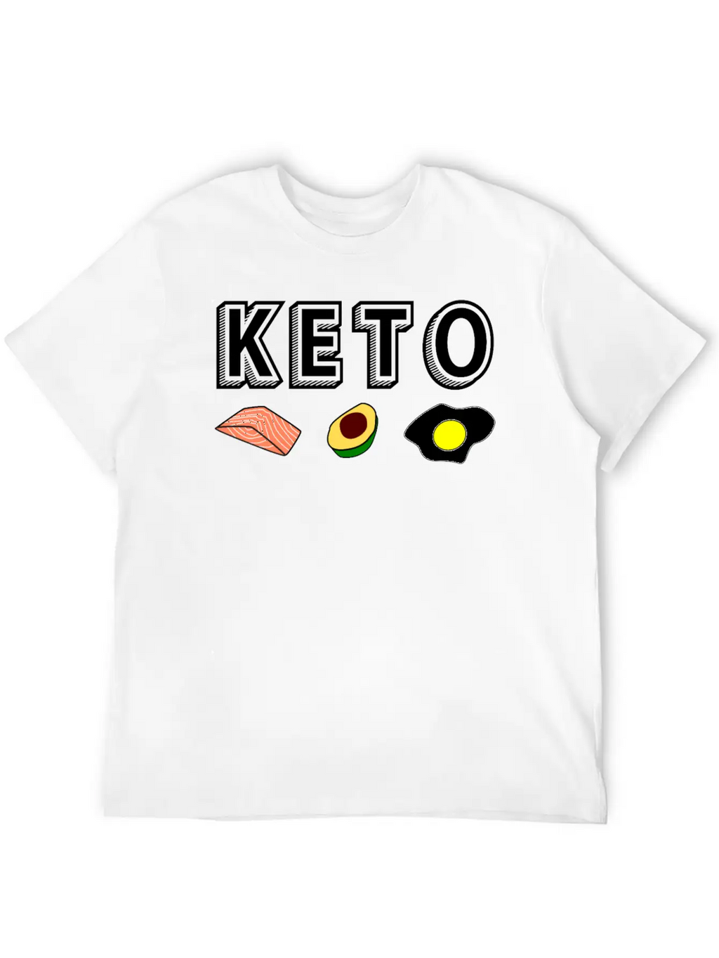 Keto Ketogenic Diet Ketosis Present Gift Basic Graphic T-Shirt – Daily Comfort In Soft Cotton