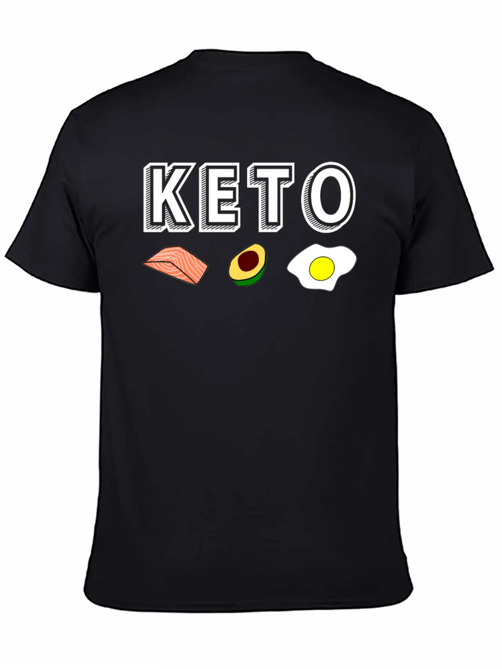 Keto Ketogenic Diet Ketosis Present Gift Basic Graphic T-Shirt – Daily Comfort In Soft Cotton