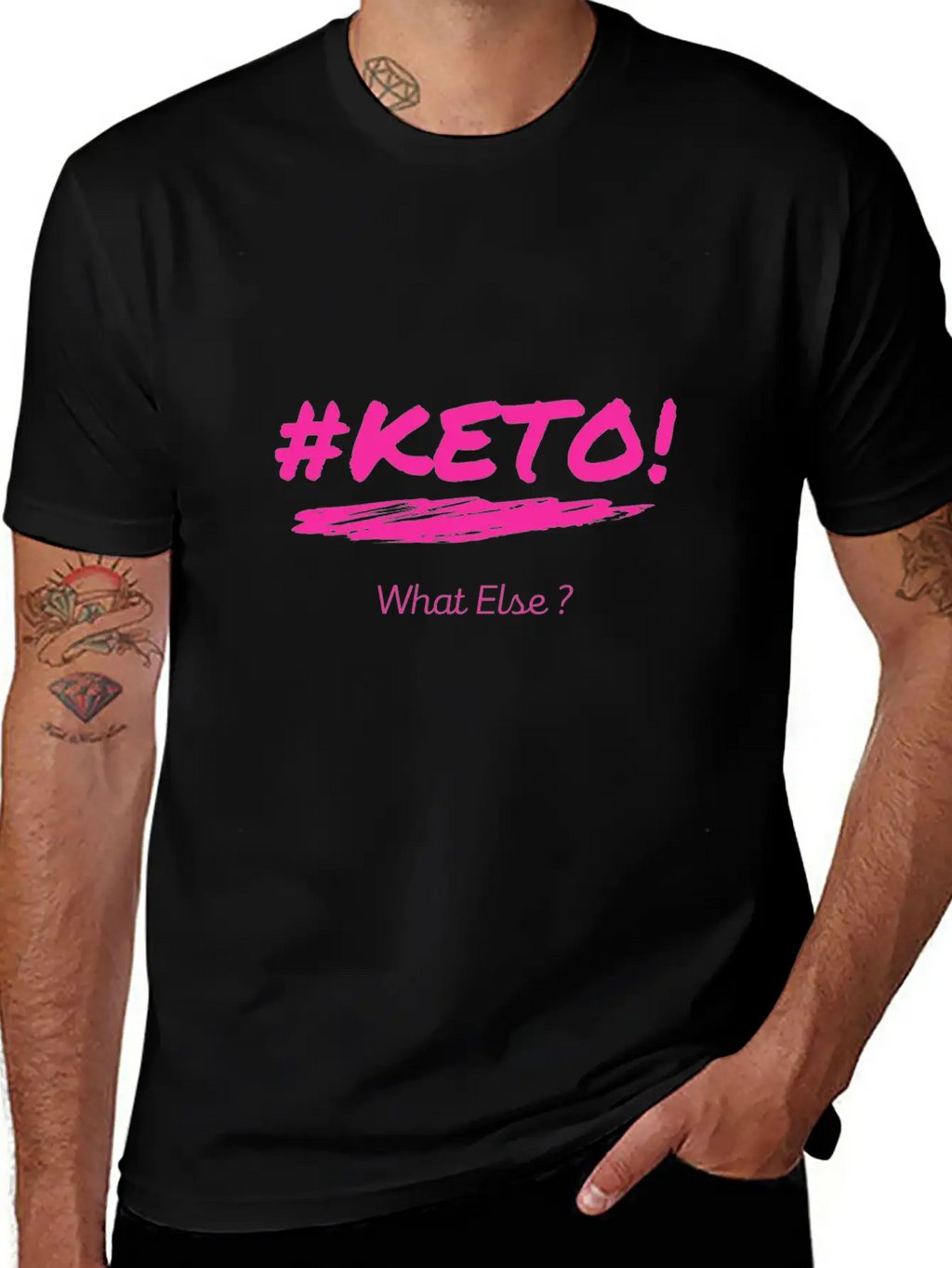 Keto ! What Else? Breathable Graphic T-Shirt – Perfect For Casual Days