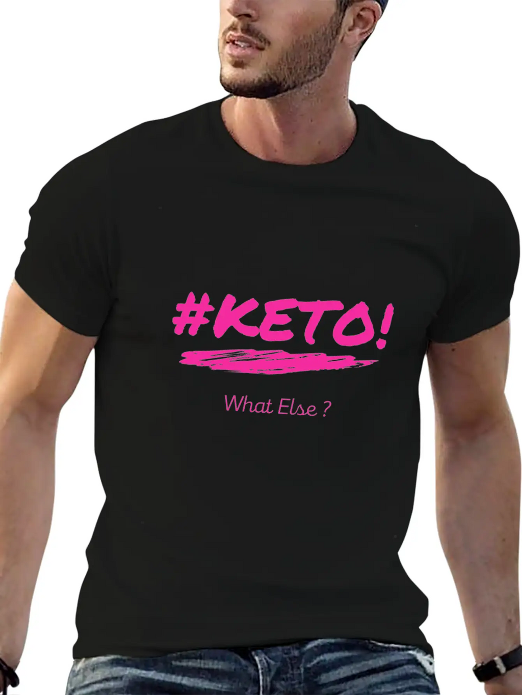 Keto ! What Else? Breathable Graphic T-Shirt – Perfect For Casual Days