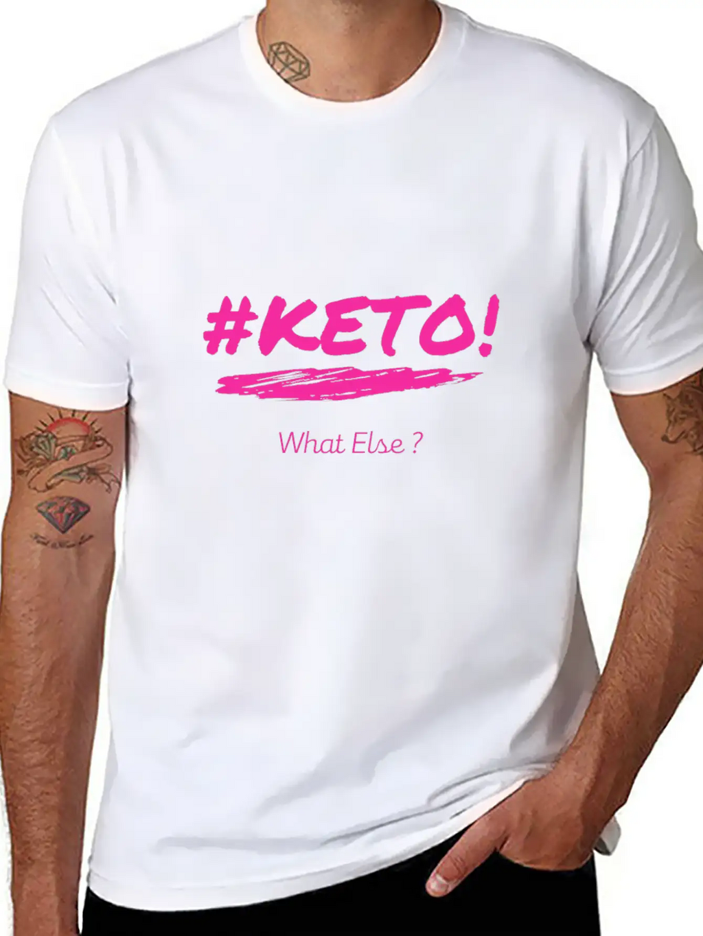 Keto ! What Else? Breathable Graphic T-Shirt – Perfect For Casual Days