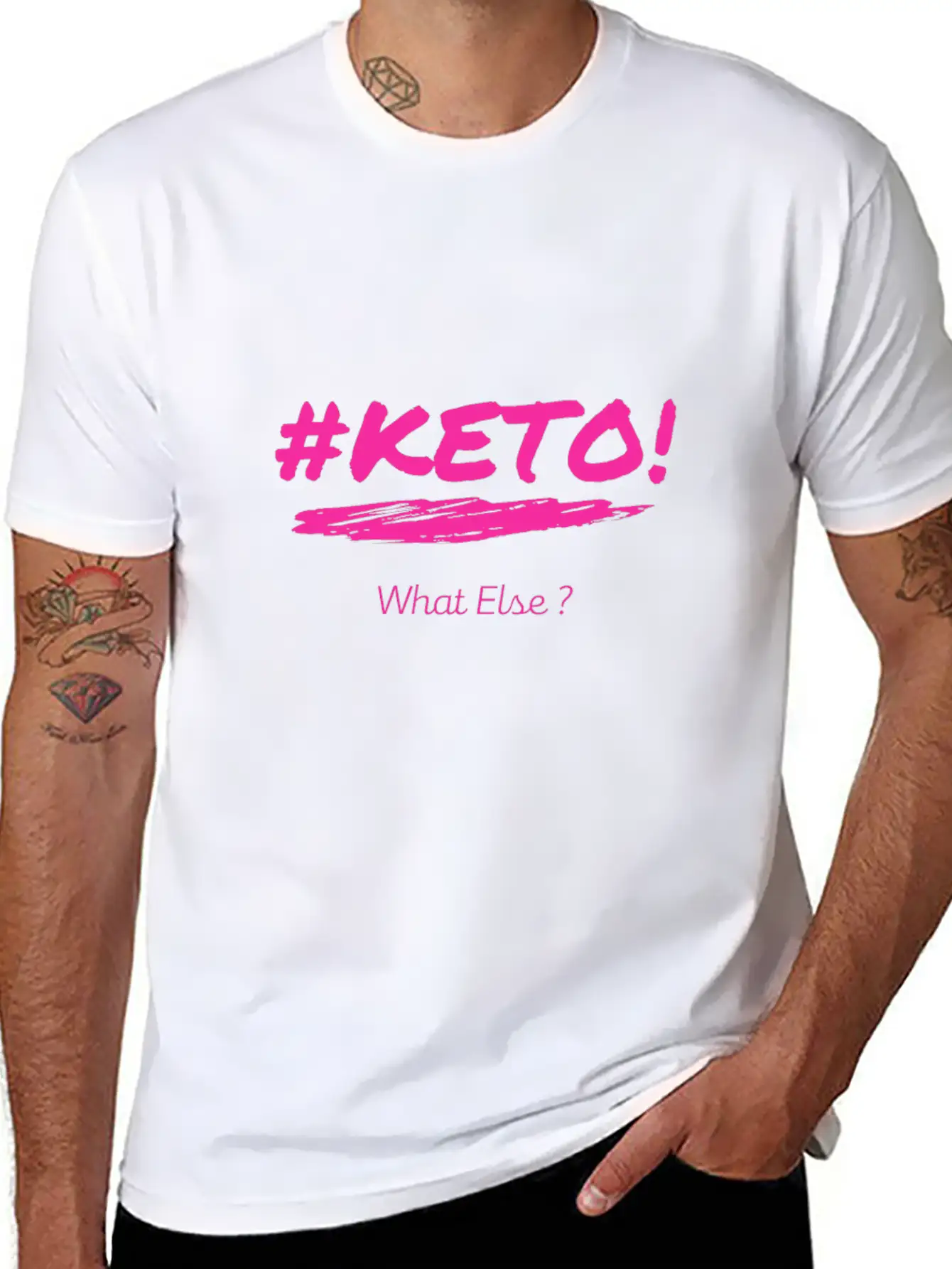Keto ! What Else? Breathable Graphic T-Shirt – Perfect For Casual Days