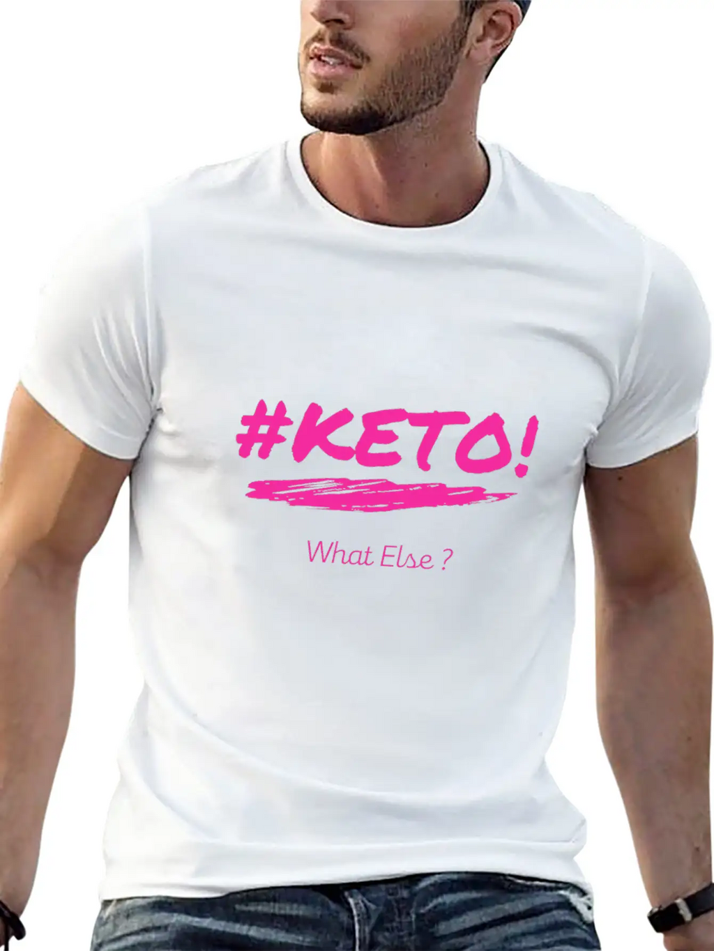 Keto ! What Else? Breathable Graphic T-Shirt – Perfect For Casual Days