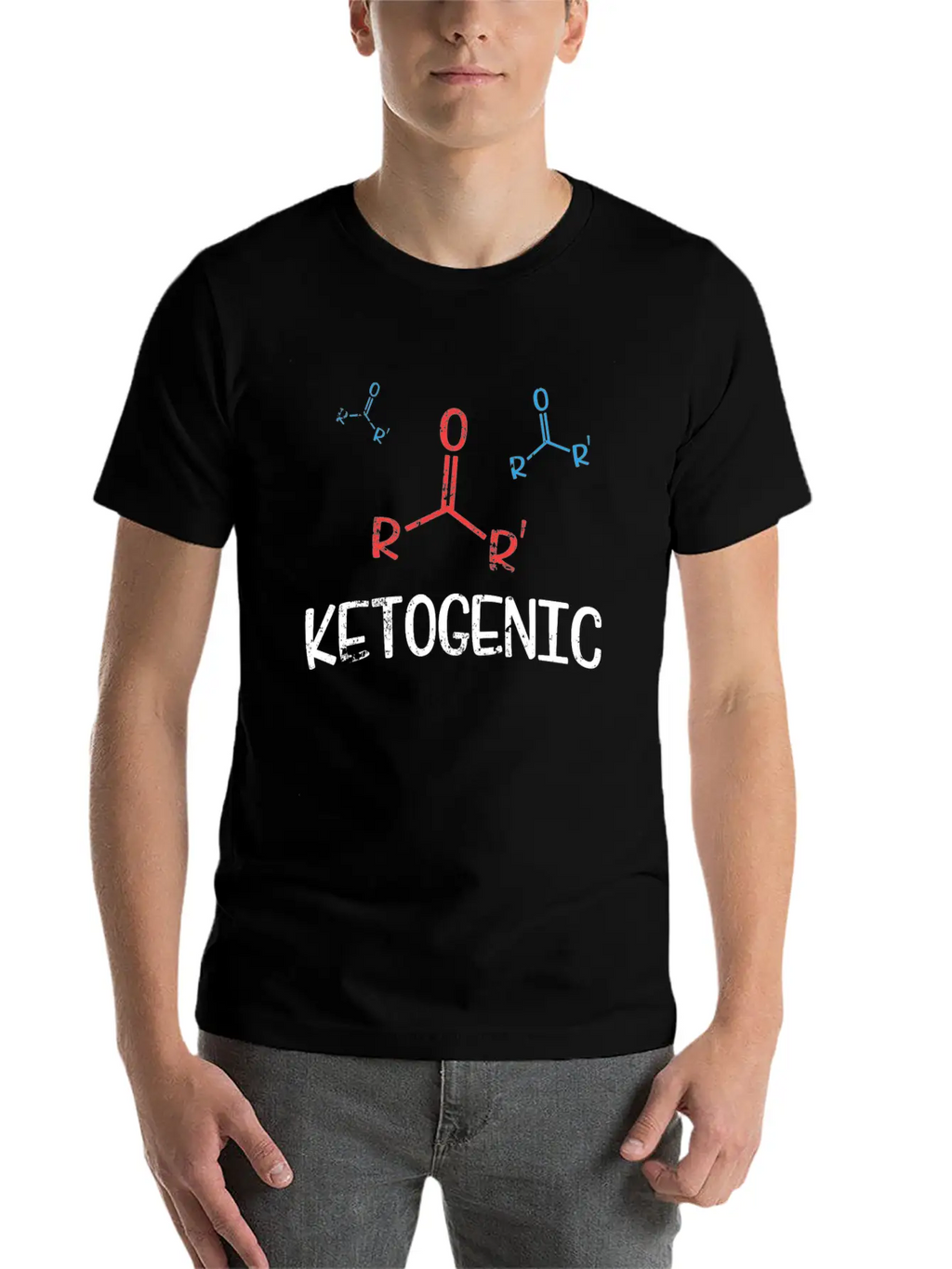 Ketogenic Ketone Chemistry Compound Funny Keto Shirt Timeless Short Sleeve Tee – Comfy And Minimalist Design