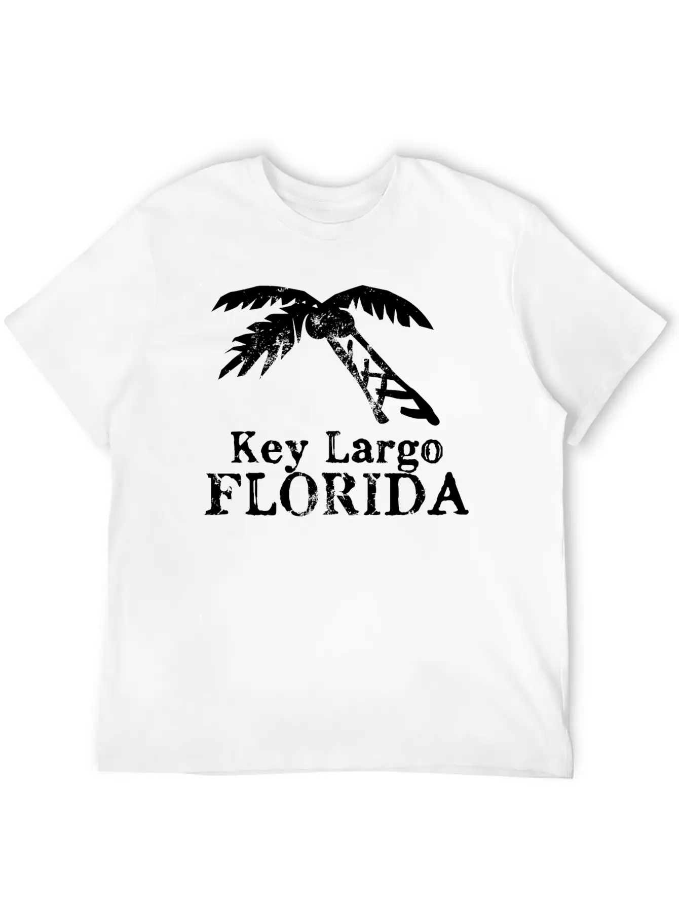 Key Largo Florida Palm Tree Souvenirs Gifts Essential Cotton Tee For Daily Outfits – Unisex Style
