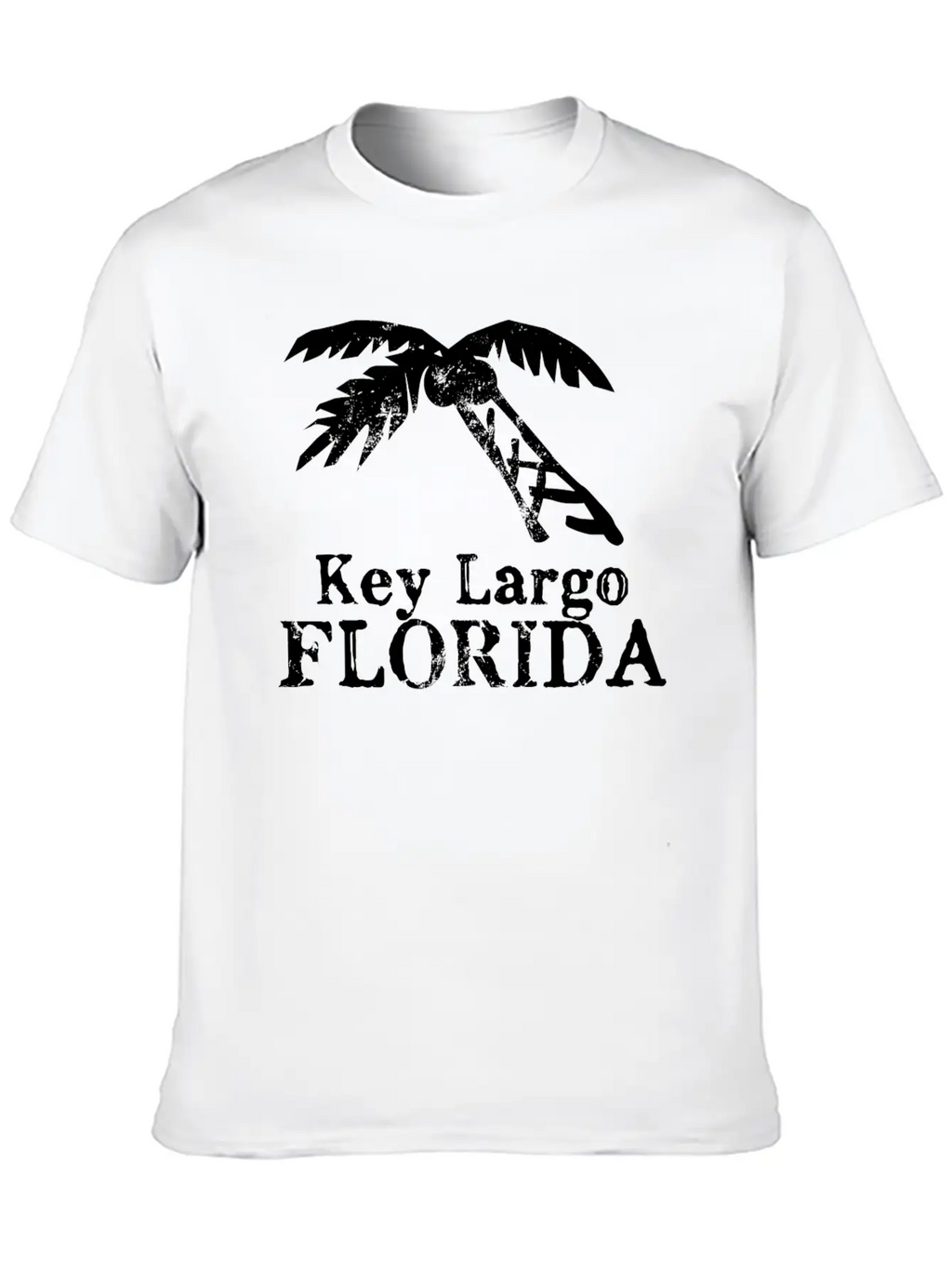 Key Largo Florida Palm Tree Souvenirs Gifts Essential Cotton Tee For Daily Outfits – Unisex Style