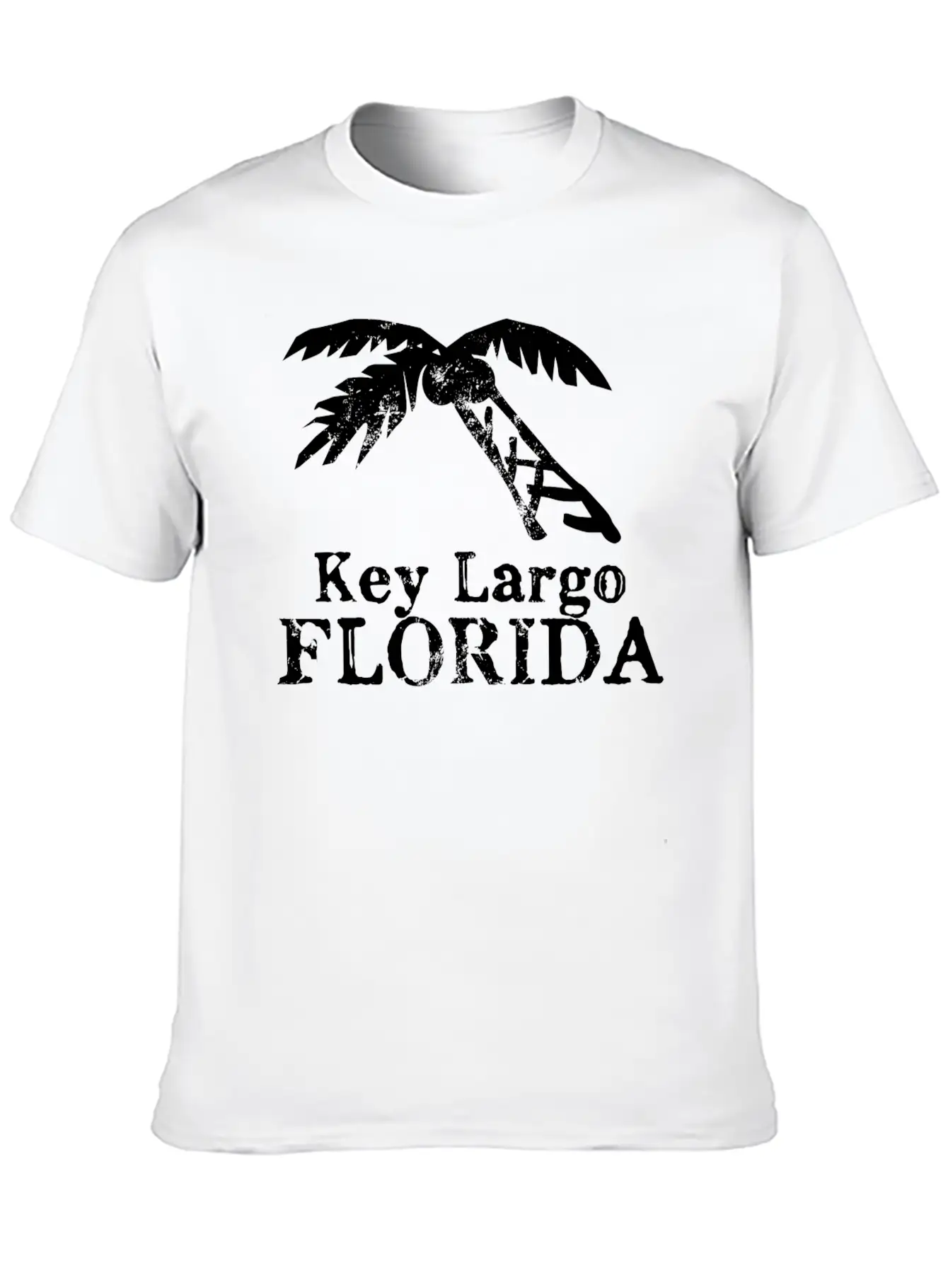 Key Largo Florida Palm Tree Souvenirs Gifts Essential Cotton Tee For Daily Outfits – Unisex Style
