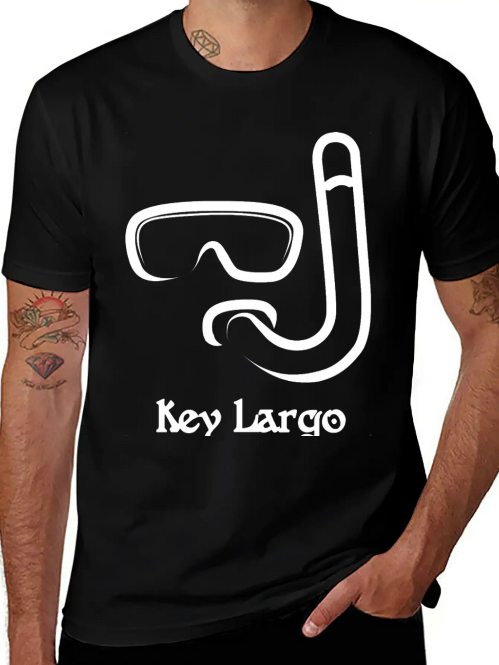 Key Largo Florida Snorkel Souvenirs Gifts Vacation Breathable Graphic T-Shirt – Perfect For Casual Days