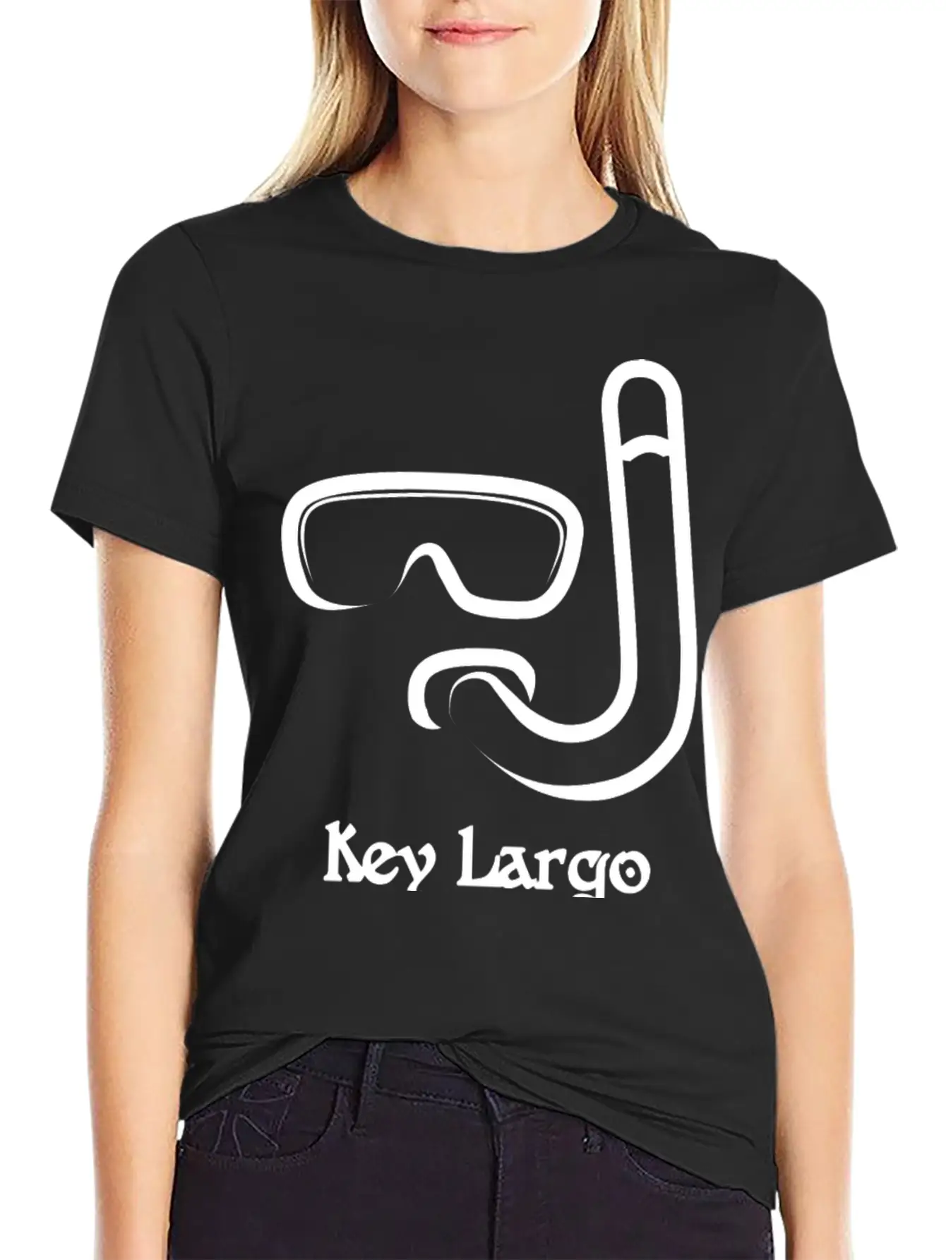 Key Largo Florida Snorkel Souvenirs Gifts Vacation Breathable Graphic T-Shirt – Perfect For Casual Days