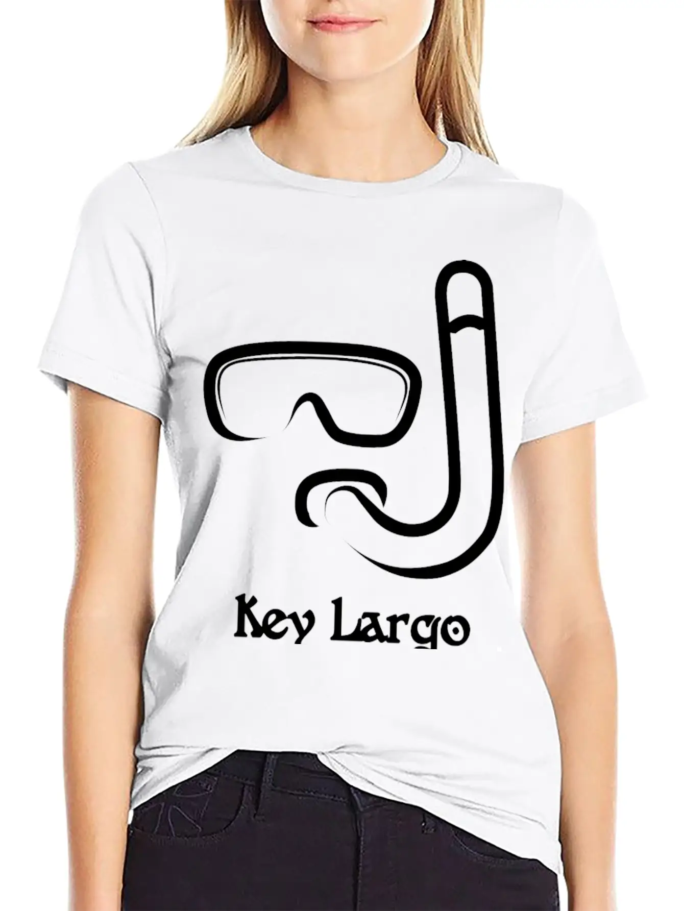 Key Largo Florida Snorkel Souvenirs Gifts Vacation Breathable Graphic T-Shirt – Perfect For Casual Days