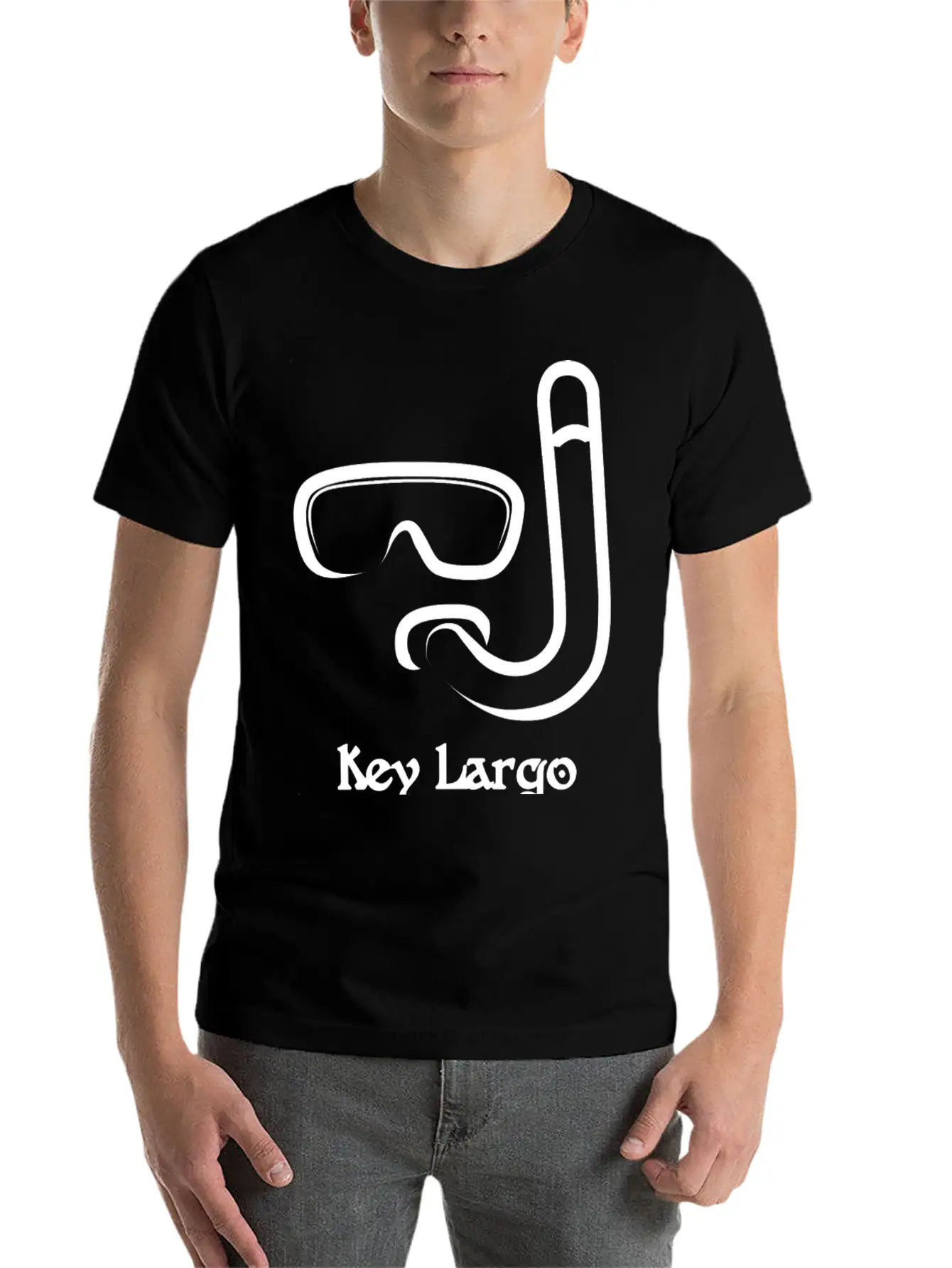 Key Largo Florida Snorkel Souvenirs Gifts Vacation Breathable Graphic T-Shirt – Perfect For Casual Days