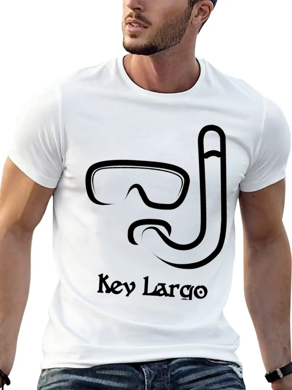 Key Largo Florida Snorkel Souvenirs Gifts Vacation Breathable Graphic T-Shirt – Perfect For Casual Days