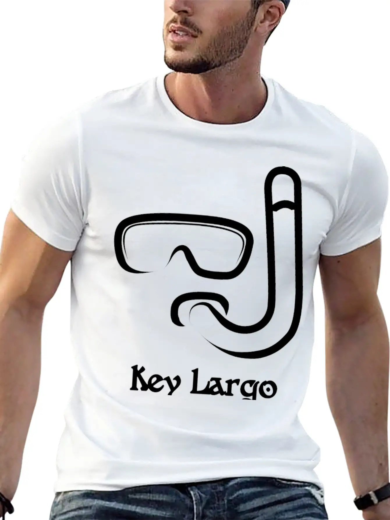 Key Largo Florida Snorkel Souvenirs Gifts Vacation Breathable Graphic T-Shirt – Perfect For Casual Days