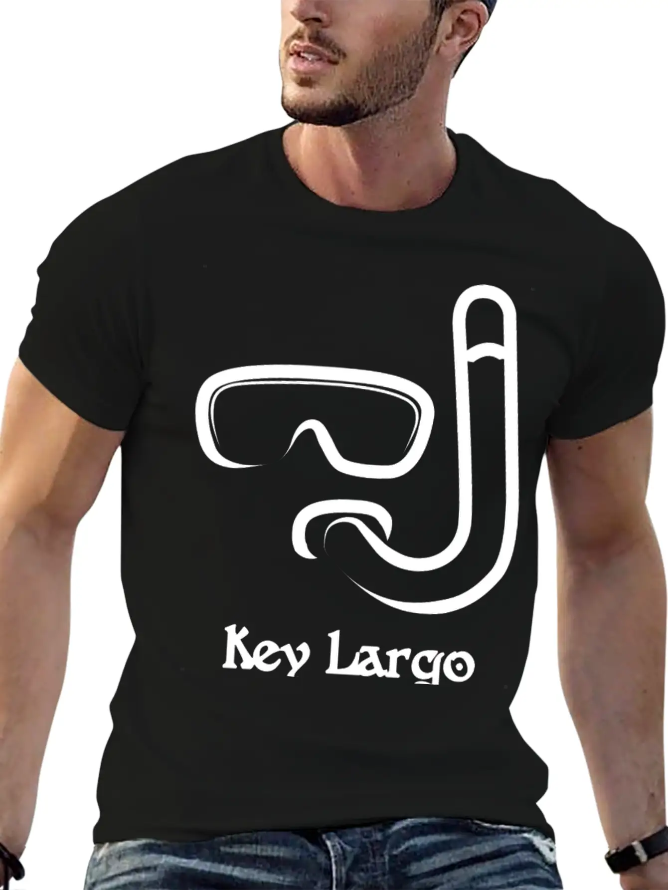 Key Largo Florida Snorkel Souvenirs Gifts Vacation Breathable Graphic T-Shirt – Perfect For Casual Days