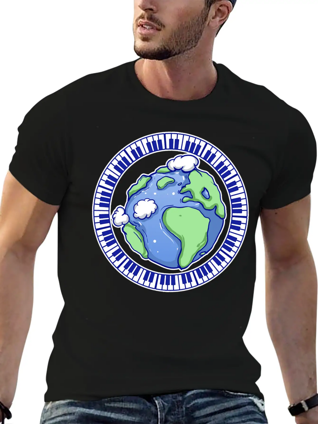 Key Of The Earth Classic Cotton Tee – Unisex Comfort For Any Season