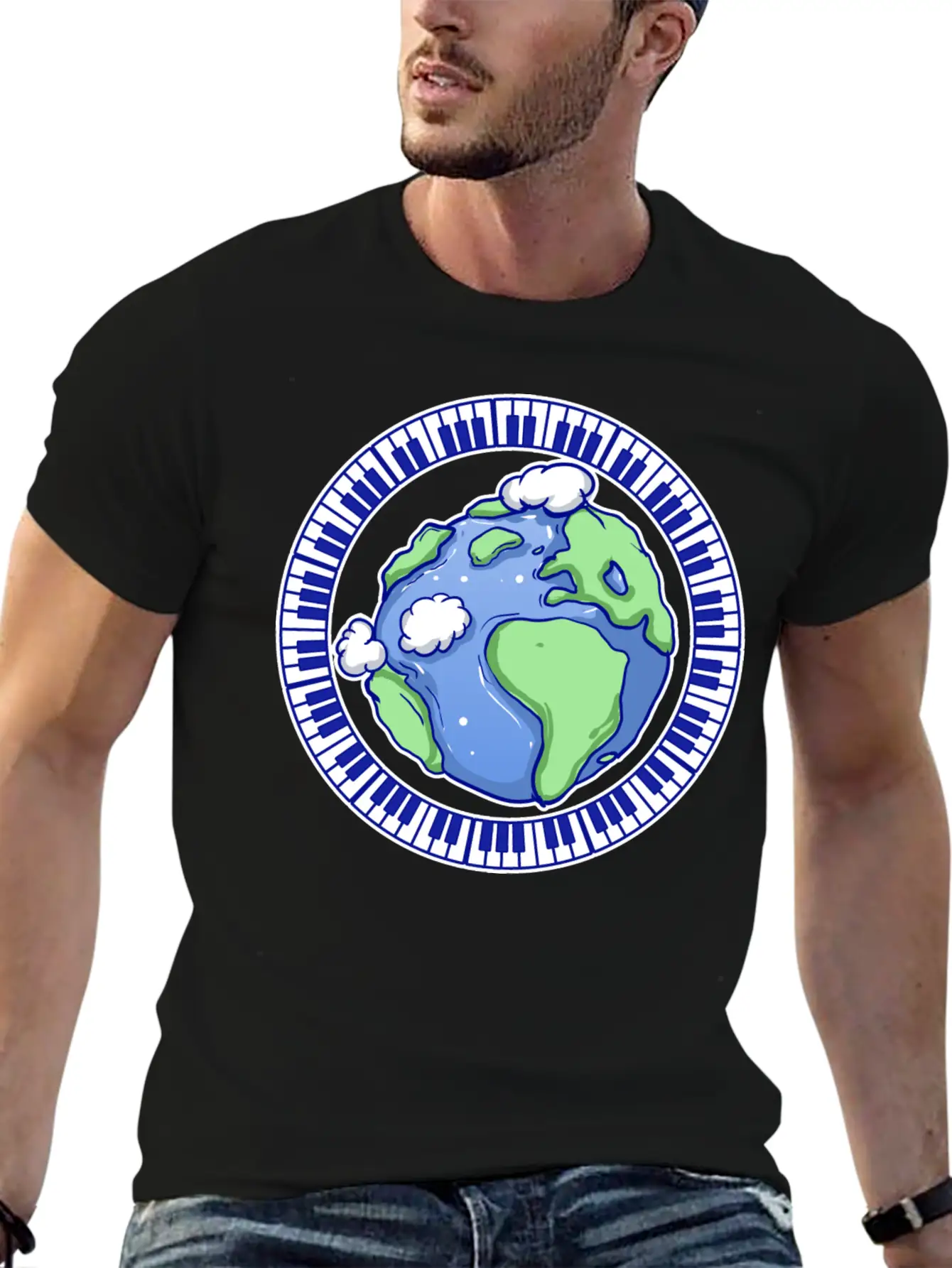 Key Of The Earth Classic Cotton Tee – Unisex Comfort For Any Season