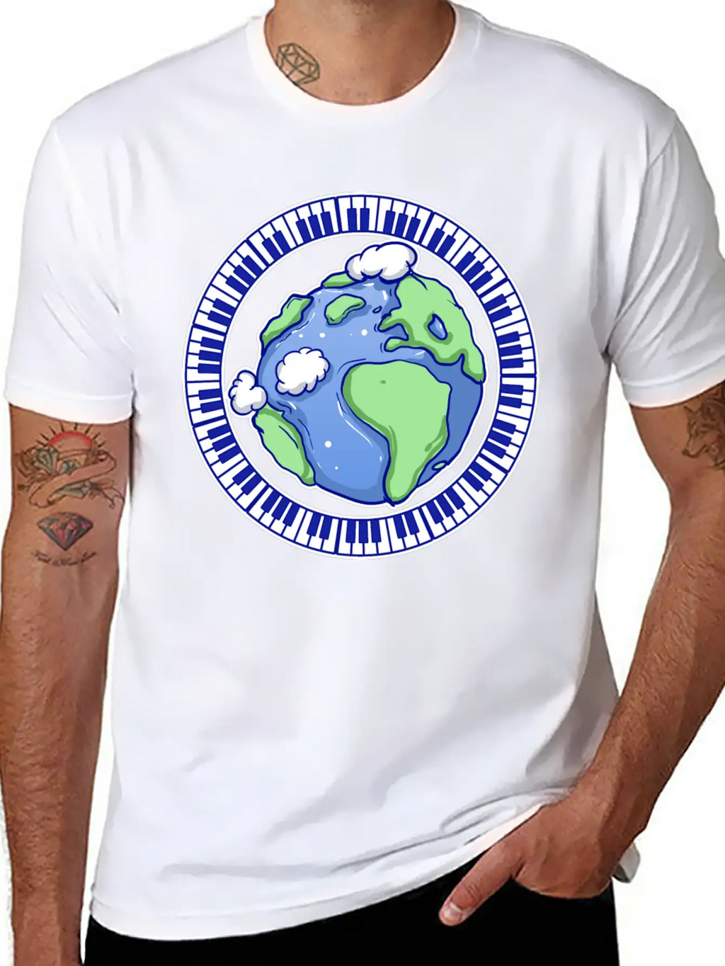 Key Of The Earth Classic Cotton Tee – Unisex Comfort For Any Season
